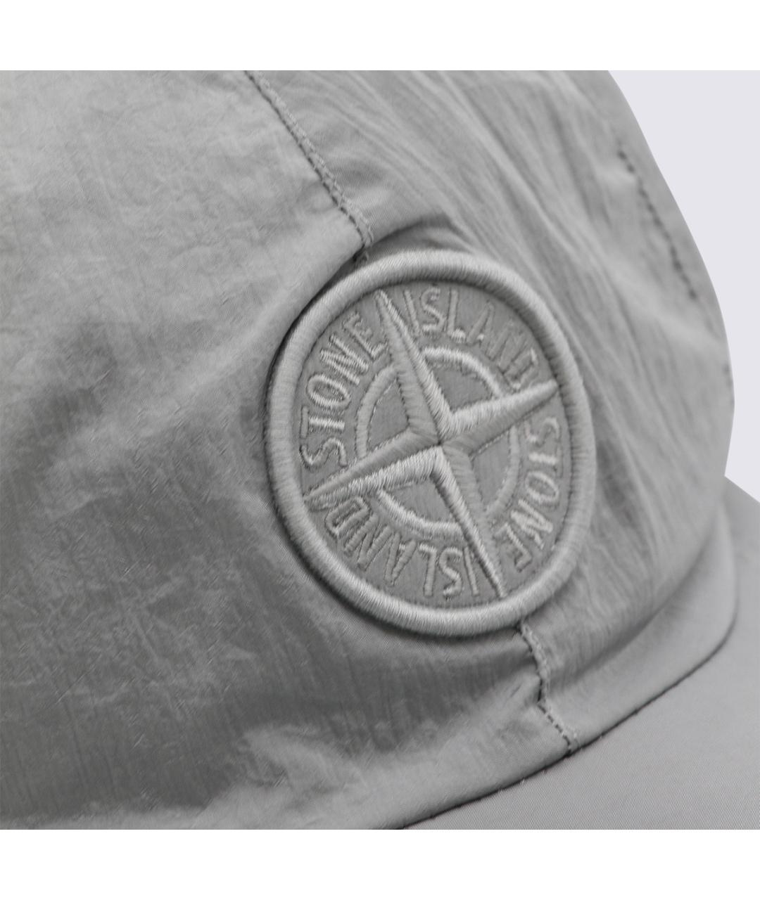 STONE ISLAND Серая кепка/бейсболка, фото 2