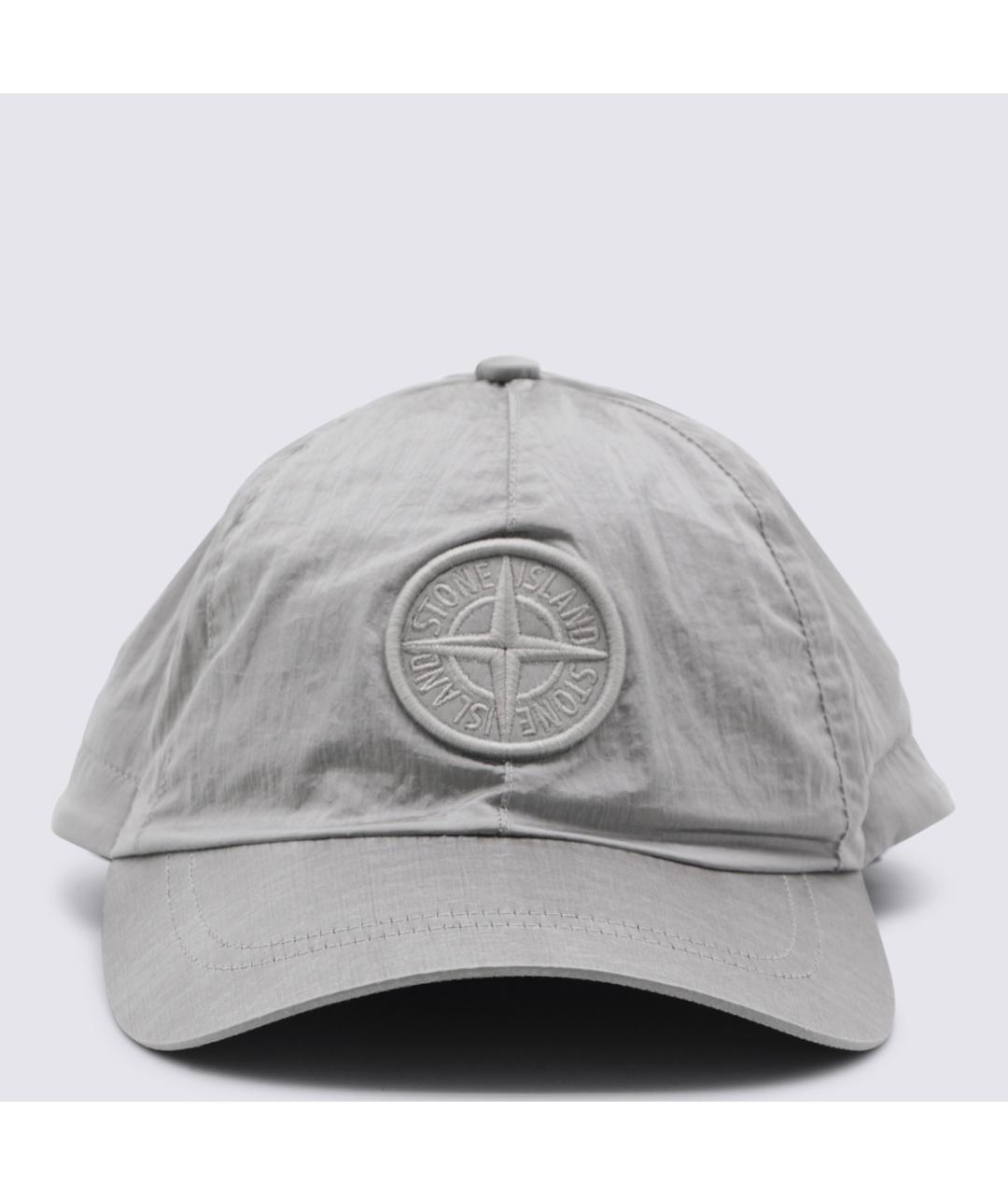 STONE ISLAND Серая кепка/бейсболка, фото 3