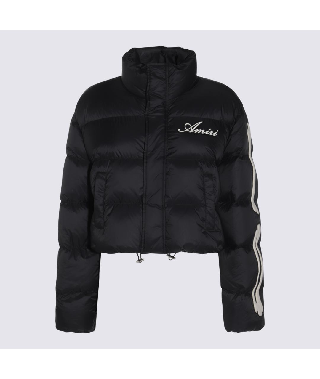 AMIRI Черный полиамидовый пуховик, фото 3