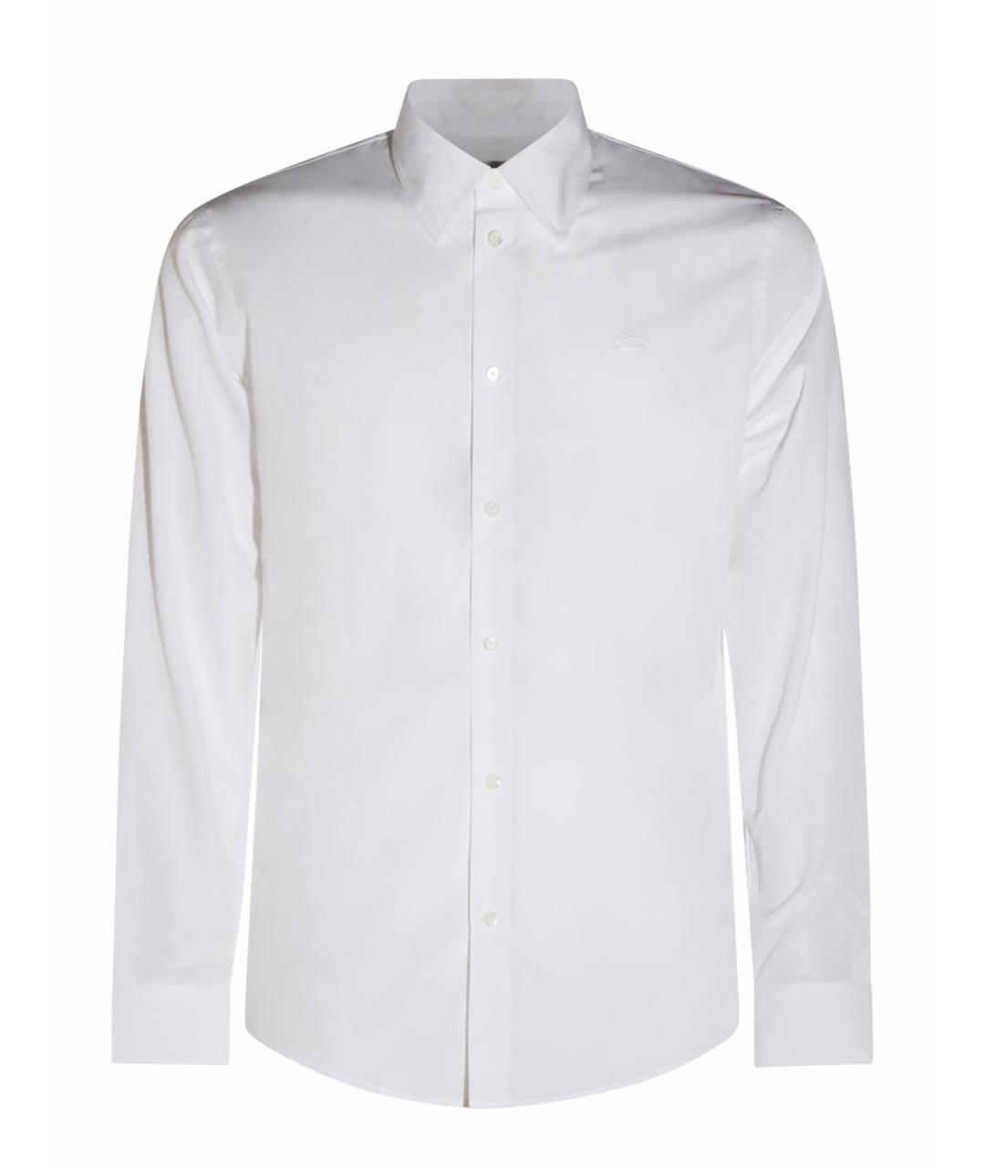 BURBERRY Белая хлопковая кэжуал рубашка, фото 1