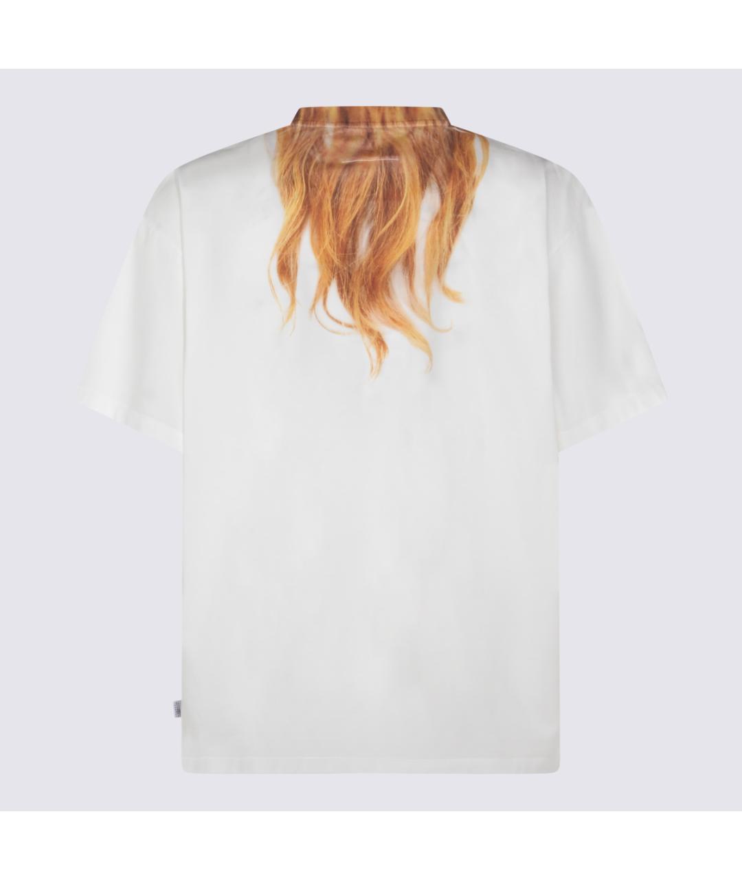 MM6 MAISON MARGIELA Белая хлопковая футболка, фото 2