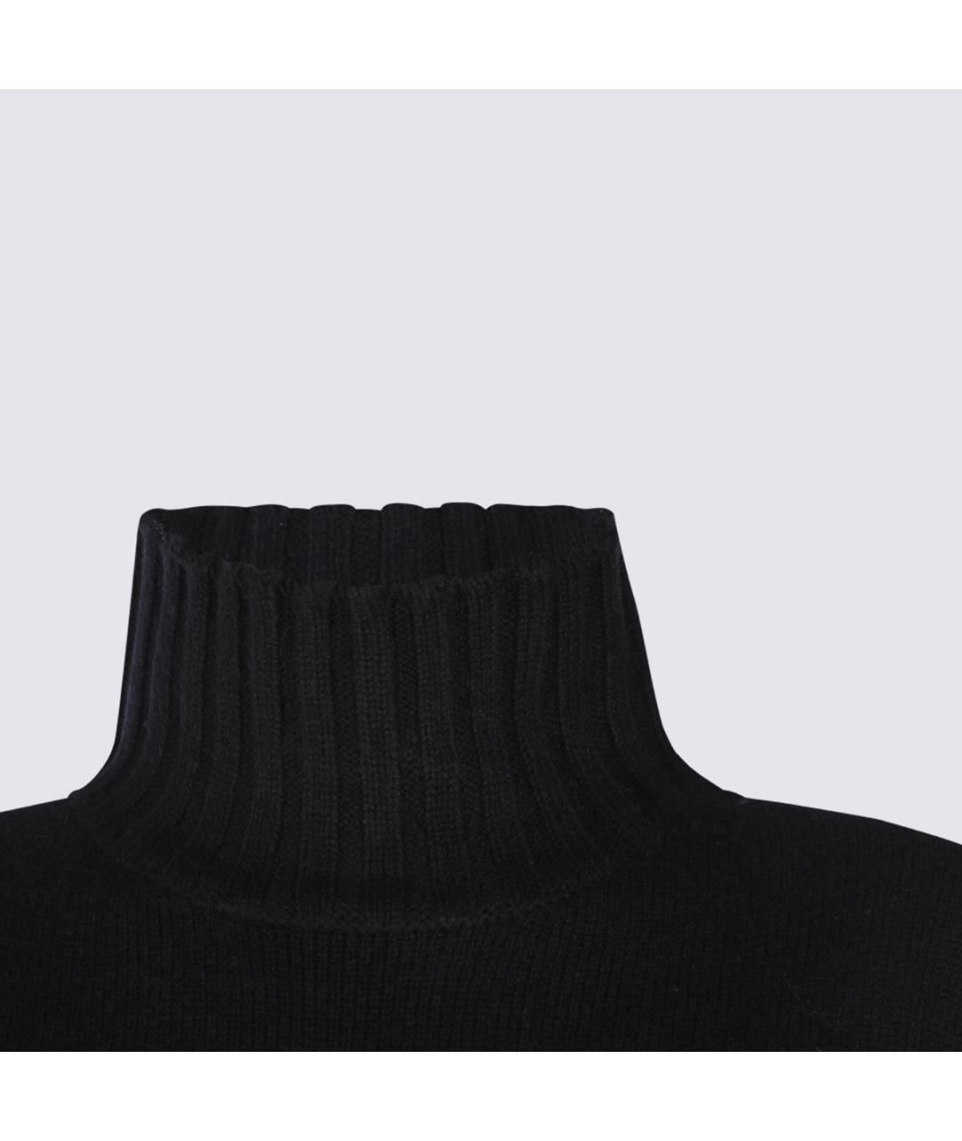 ANTONELLI FIRENZE Черный шерстяной джемпер / свитер, фото 3