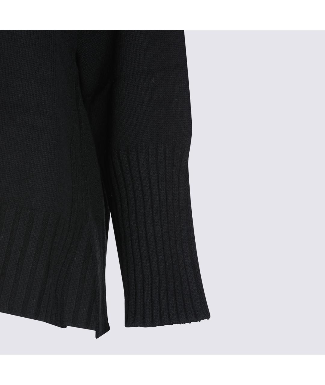 ANTONELLI FIRENZE Черный шерстяной джемпер / свитер, фото 4