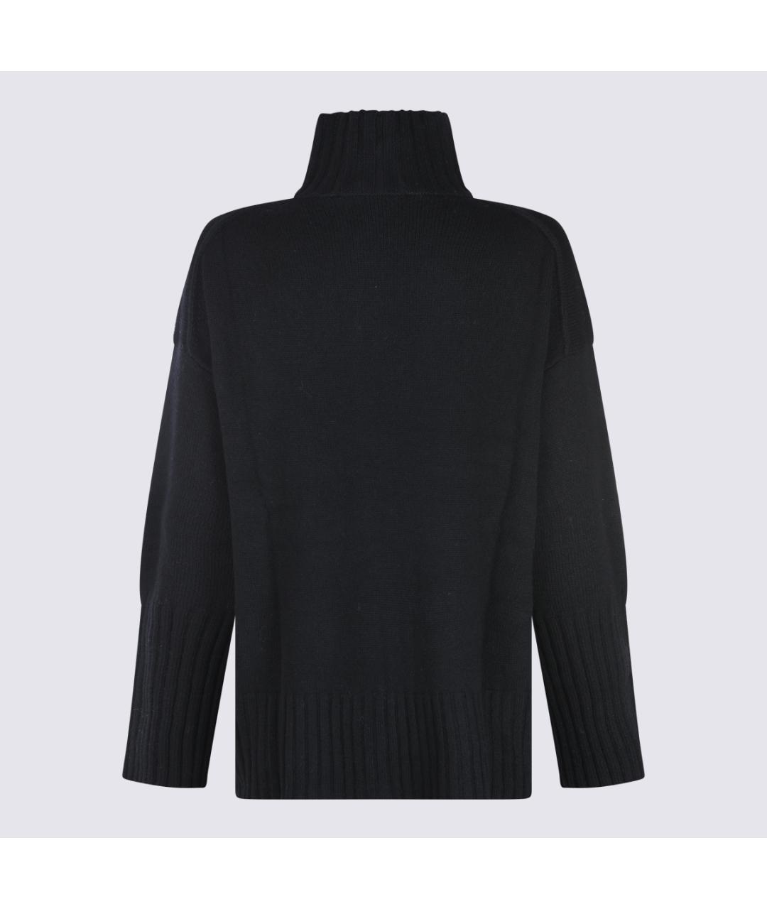 ANTONELLI FIRENZE Черный шерстяной джемпер / свитер, фото 2