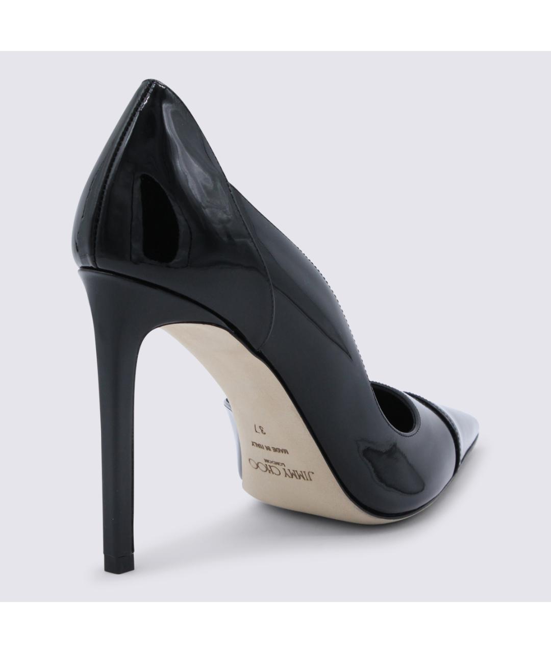 JIMMY CHOO Черные кожаные туфли, фото 3