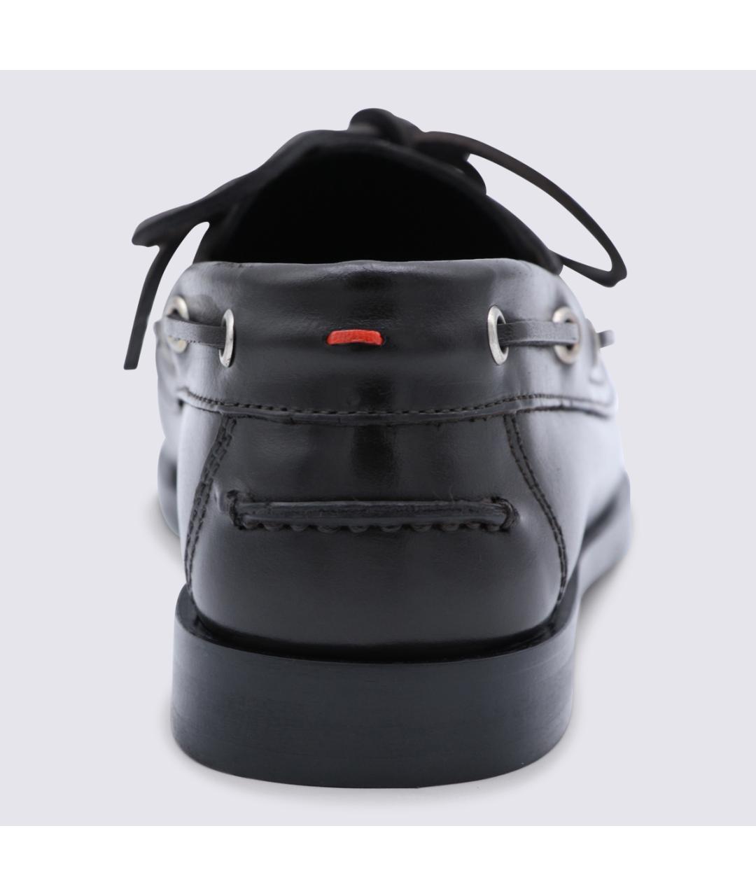 AEYDE Коричневые кожаные лоферы, фото 4