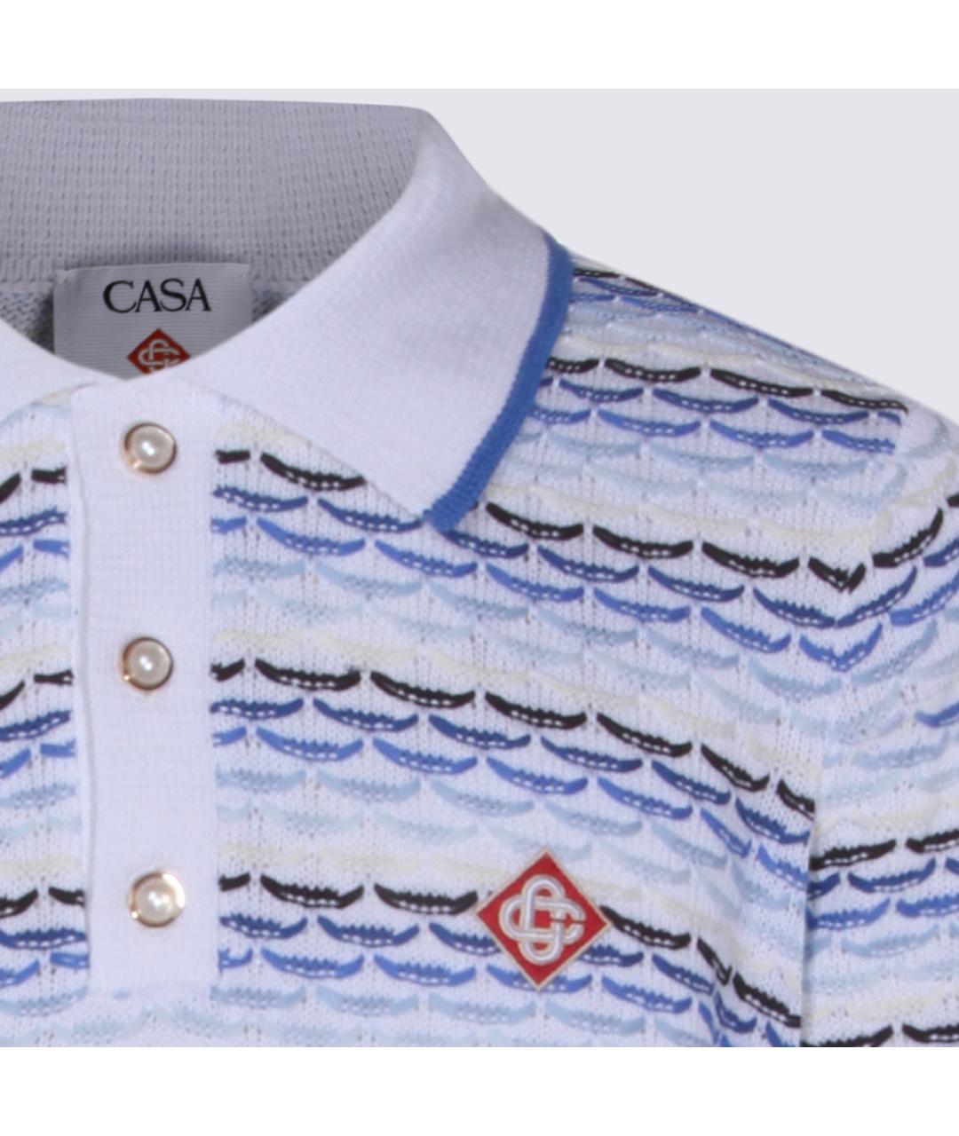 CASABLANCA Мульти хлопковое поло с длинным рукавом, фото 3