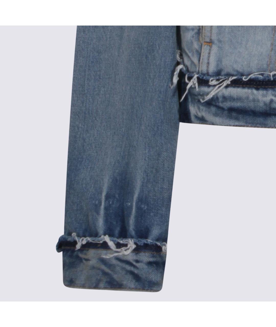 MAISON MARGIELA Синяя хлопковая куртка, фото 4