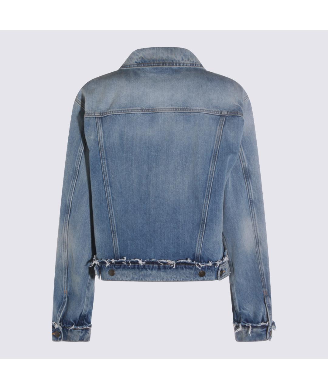 MAISON MARGIELA Синяя хлопковая куртка, фото 2