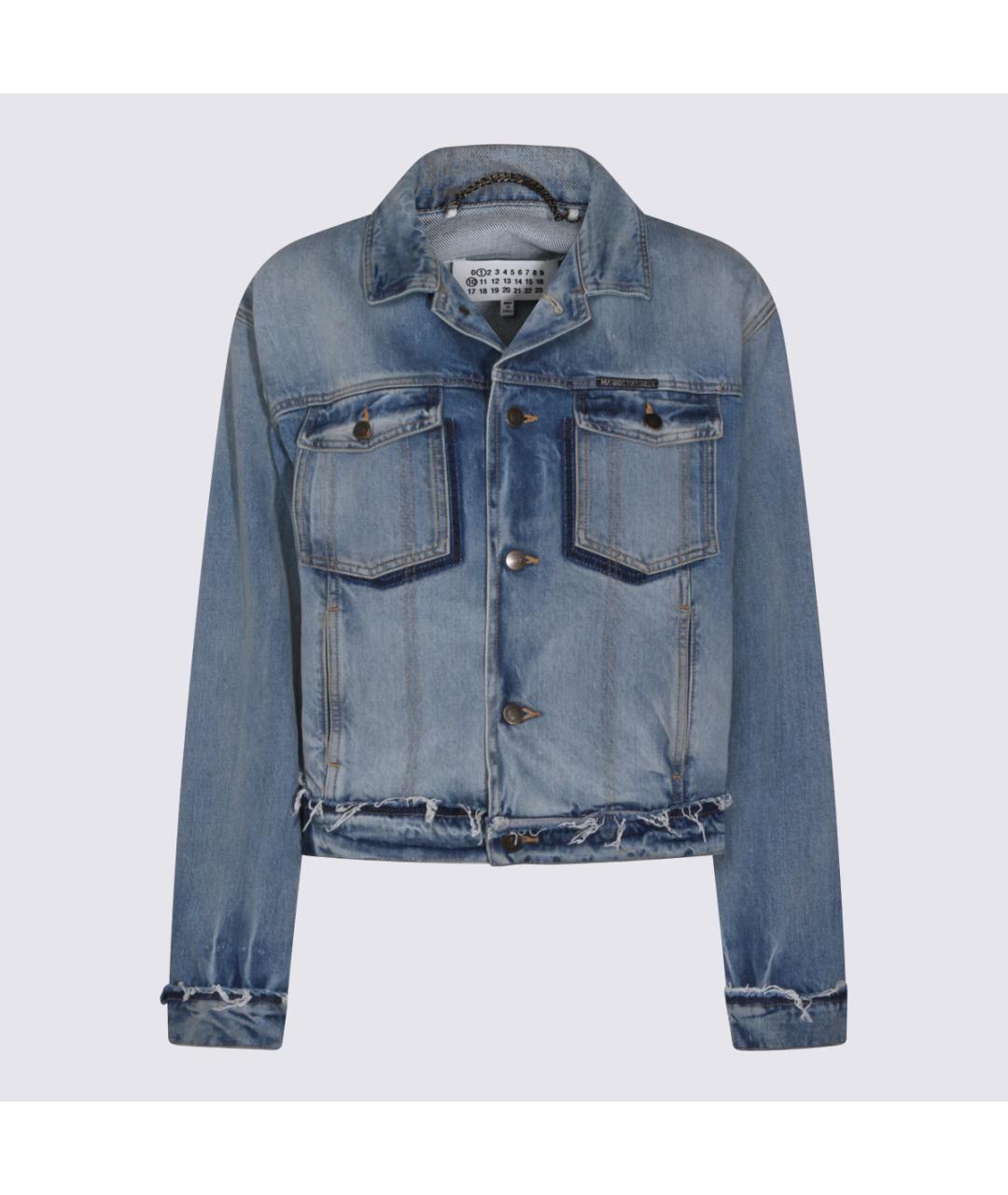 MAISON MARGIELA Синяя хлопковая куртка, фото 5