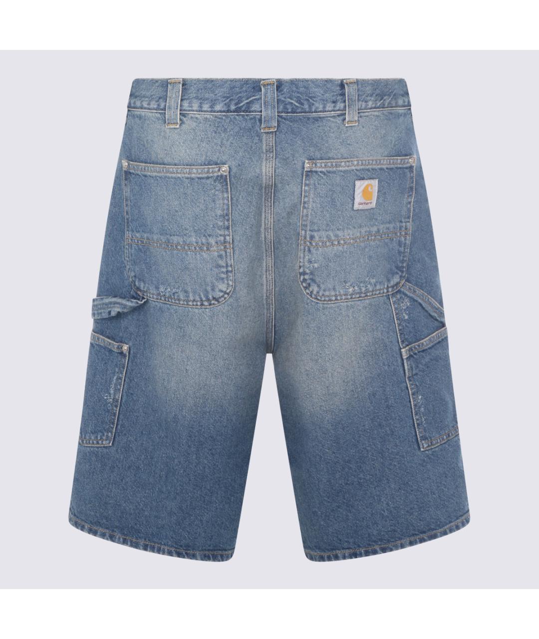 CARHARTT WIP Синие хлопковые шорты, фото 2