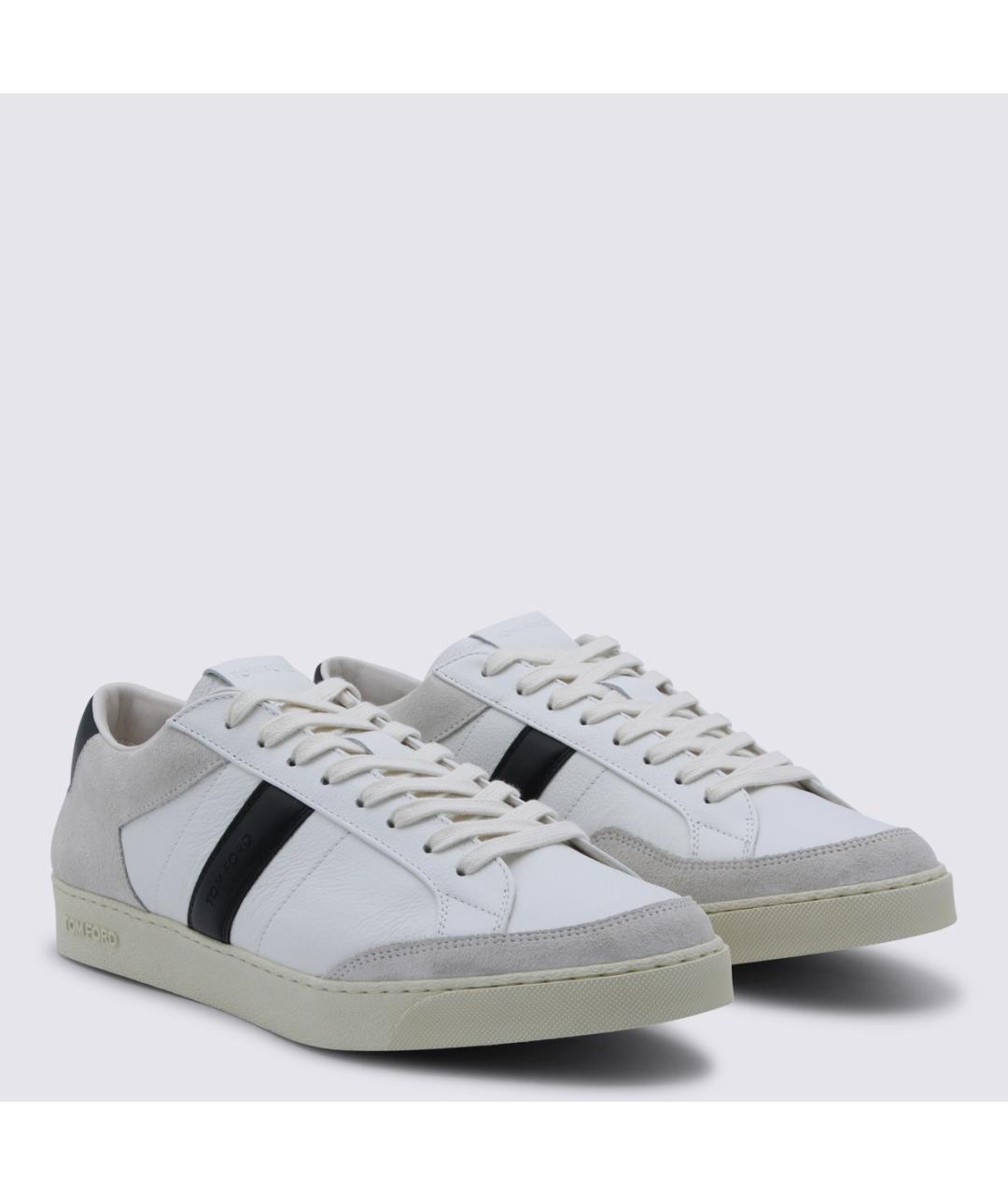 TOM FORD Мульти кожаные низкие кроссовки / кеды, фото 2