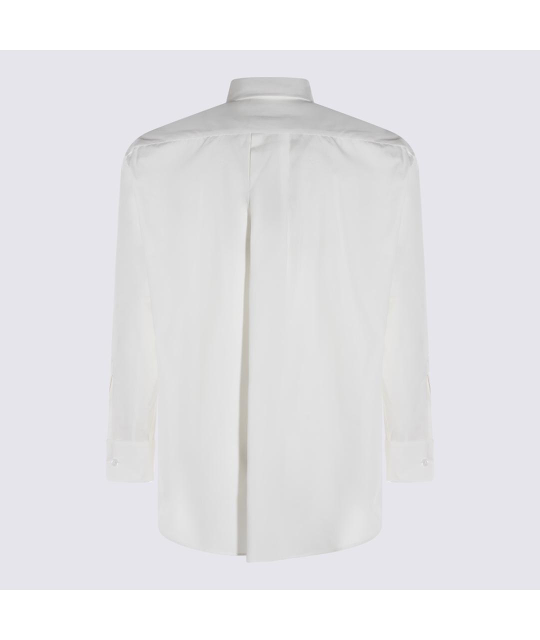 MM6 MAISON MARGIELA Белая хлопковая рубашка, фото 2