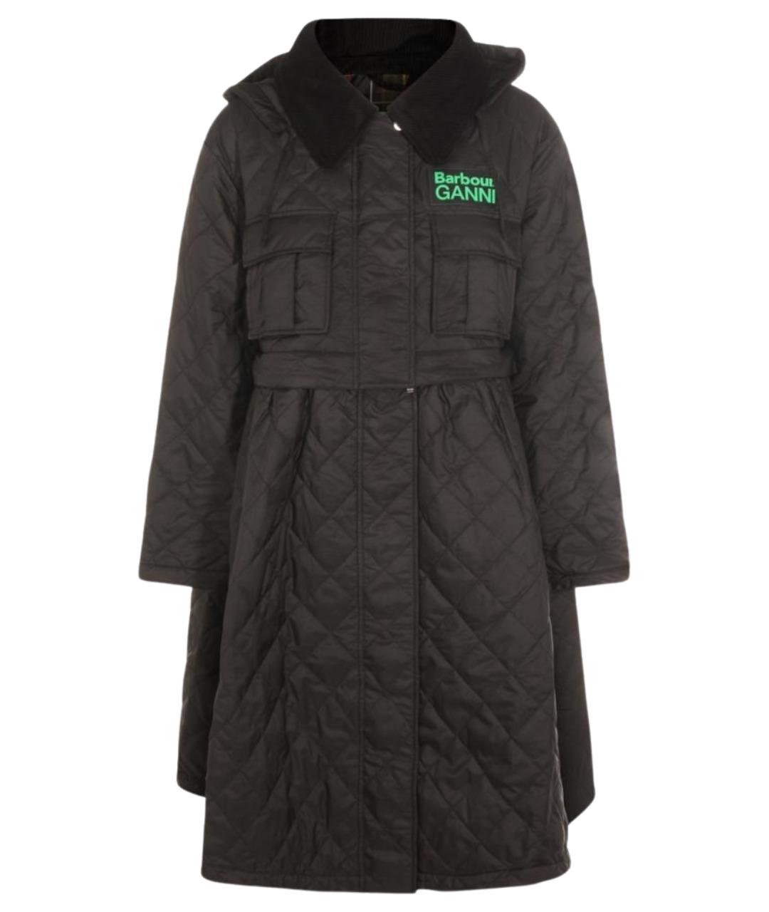 BARBOUR Черное синтетическое пальто, фото 1