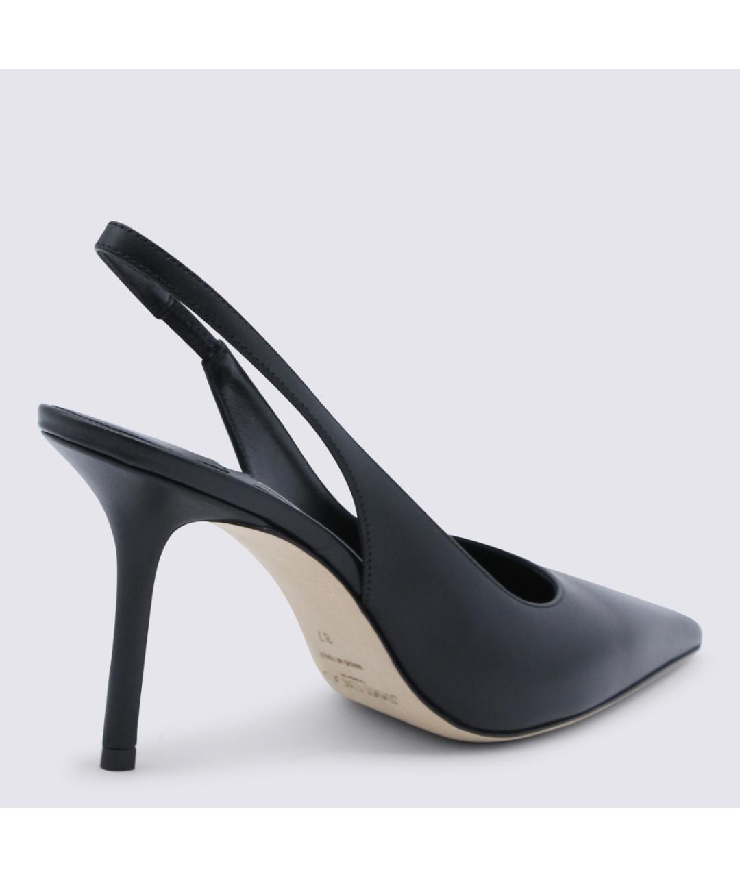 JIMMY CHOO Черные кожаные туфли, фото 3