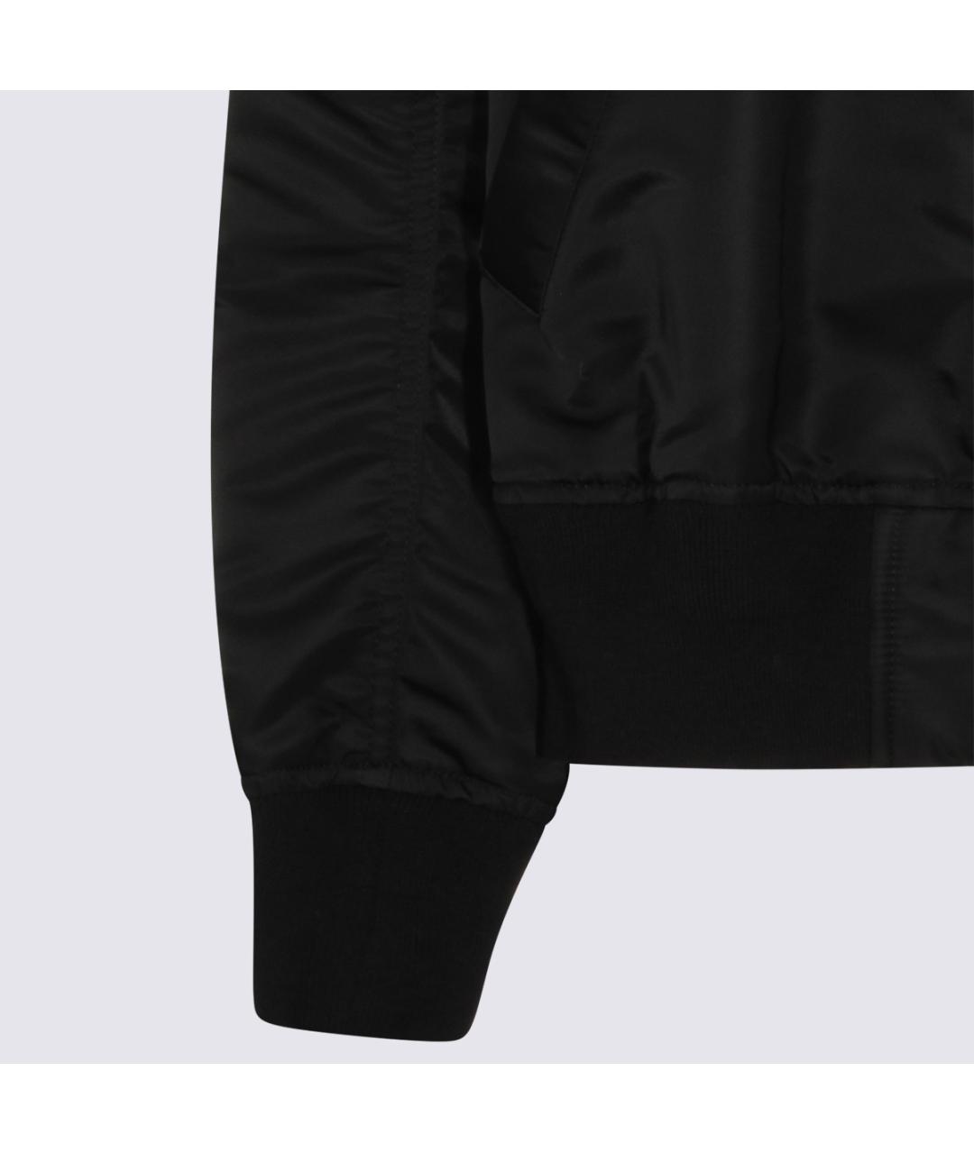 SACAI Черная синтетическая куртка, фото 4