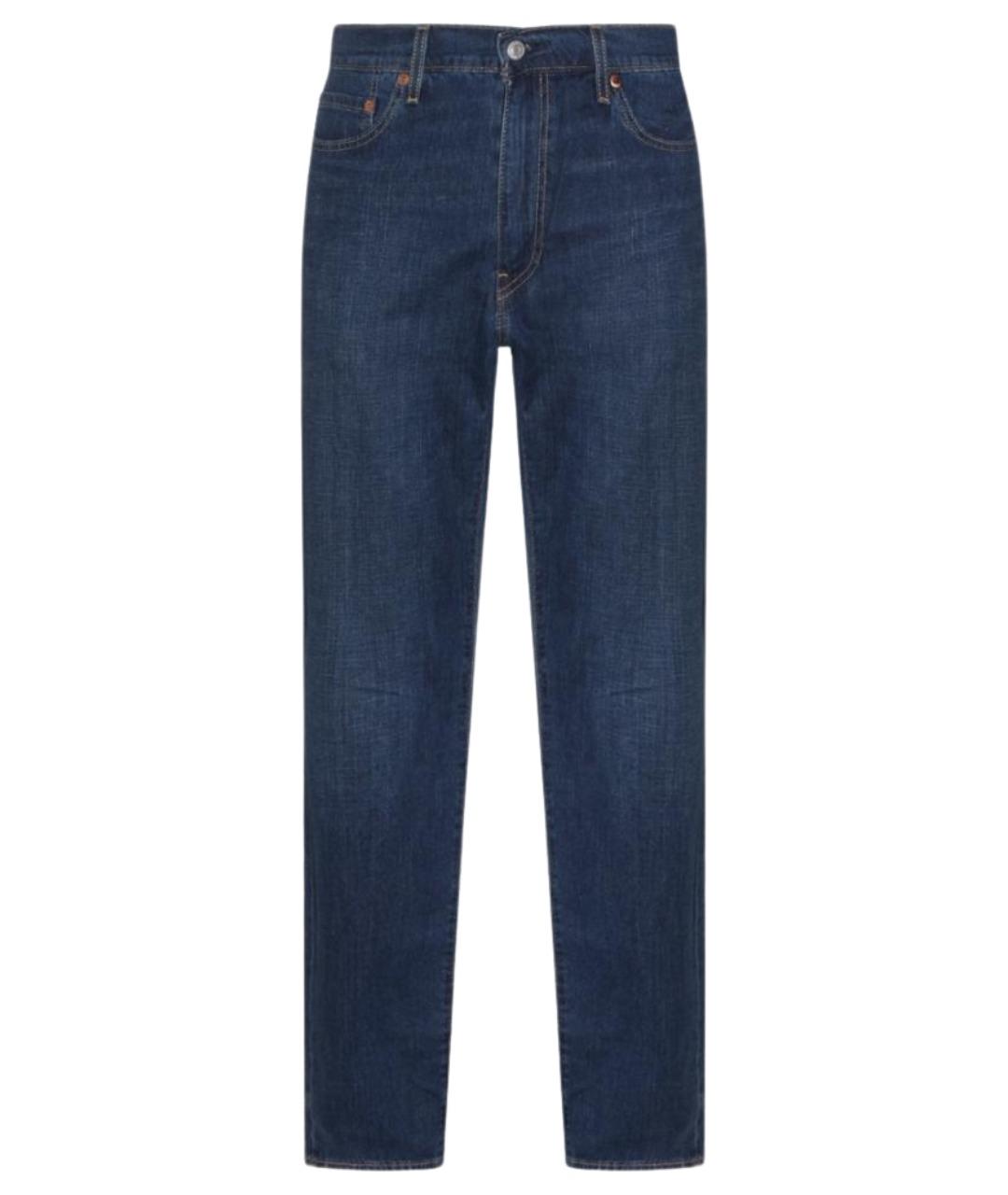 LEVI'S Синие хлопковые прямые джинсы, фото 1