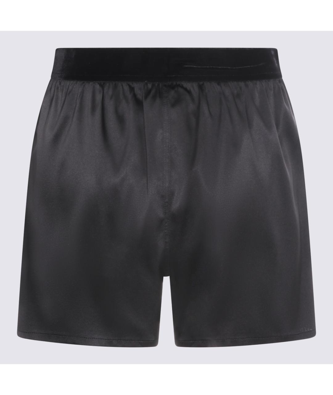 TOM FORD Черные шелковые шорты, фото 2