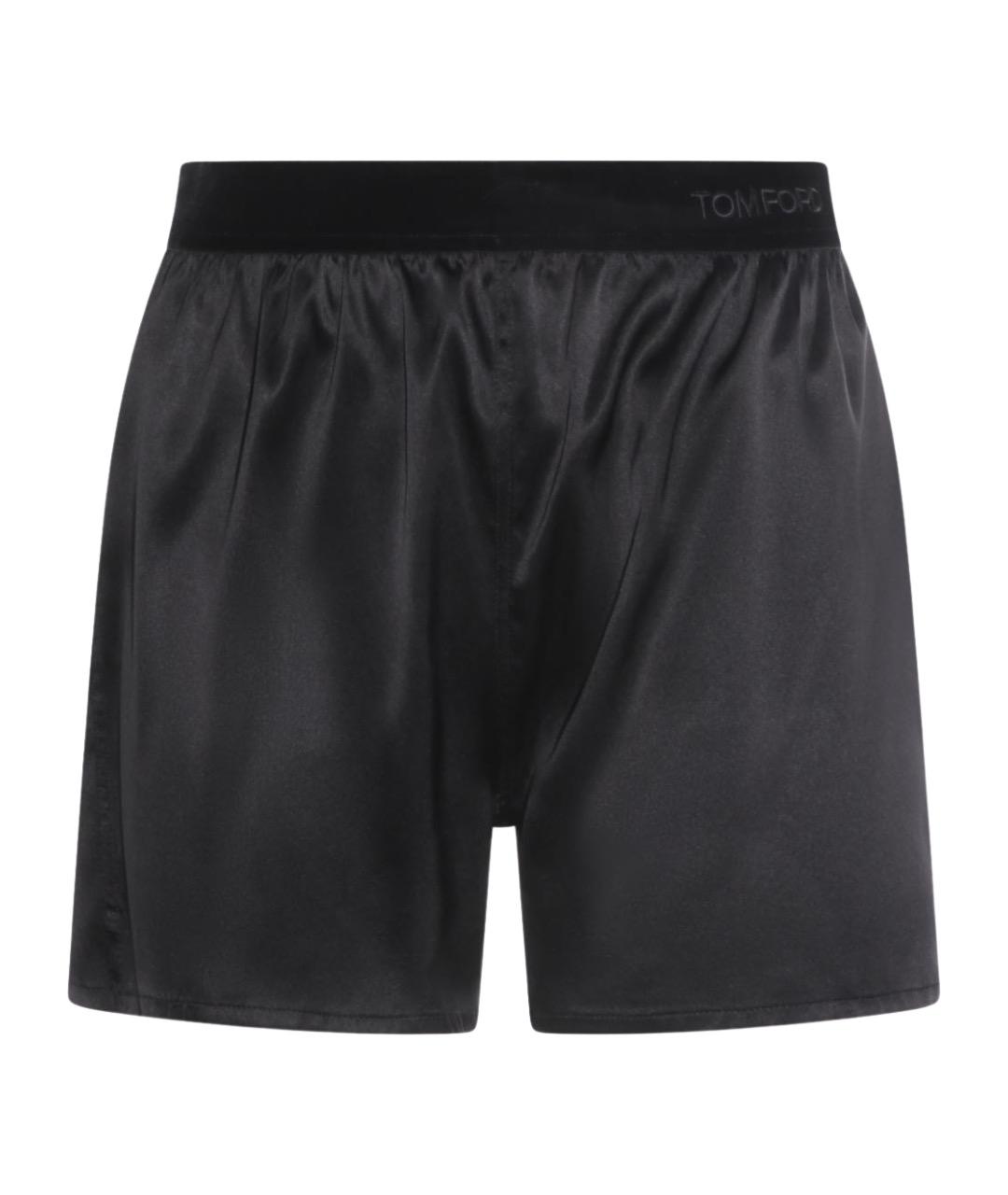 TOM FORD Черные шелковые шорты, фото 1