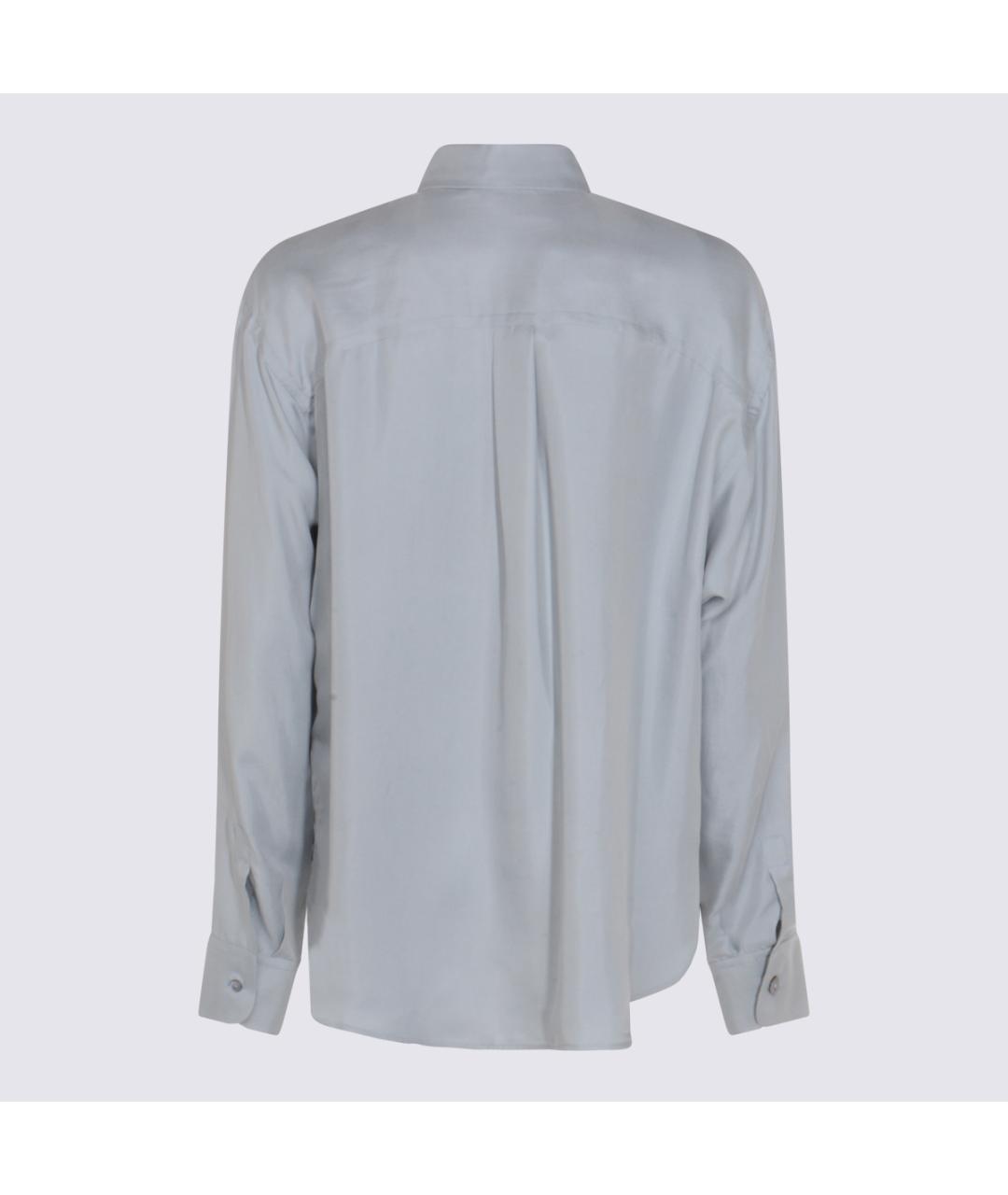 ANTONELLI FIRENZE Голубая шелковая рубашка, фото 2