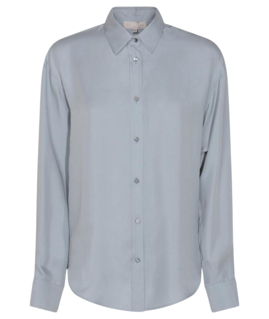 ANTONELLI FIRENZE Голубая шелковая рубашка, фото 1