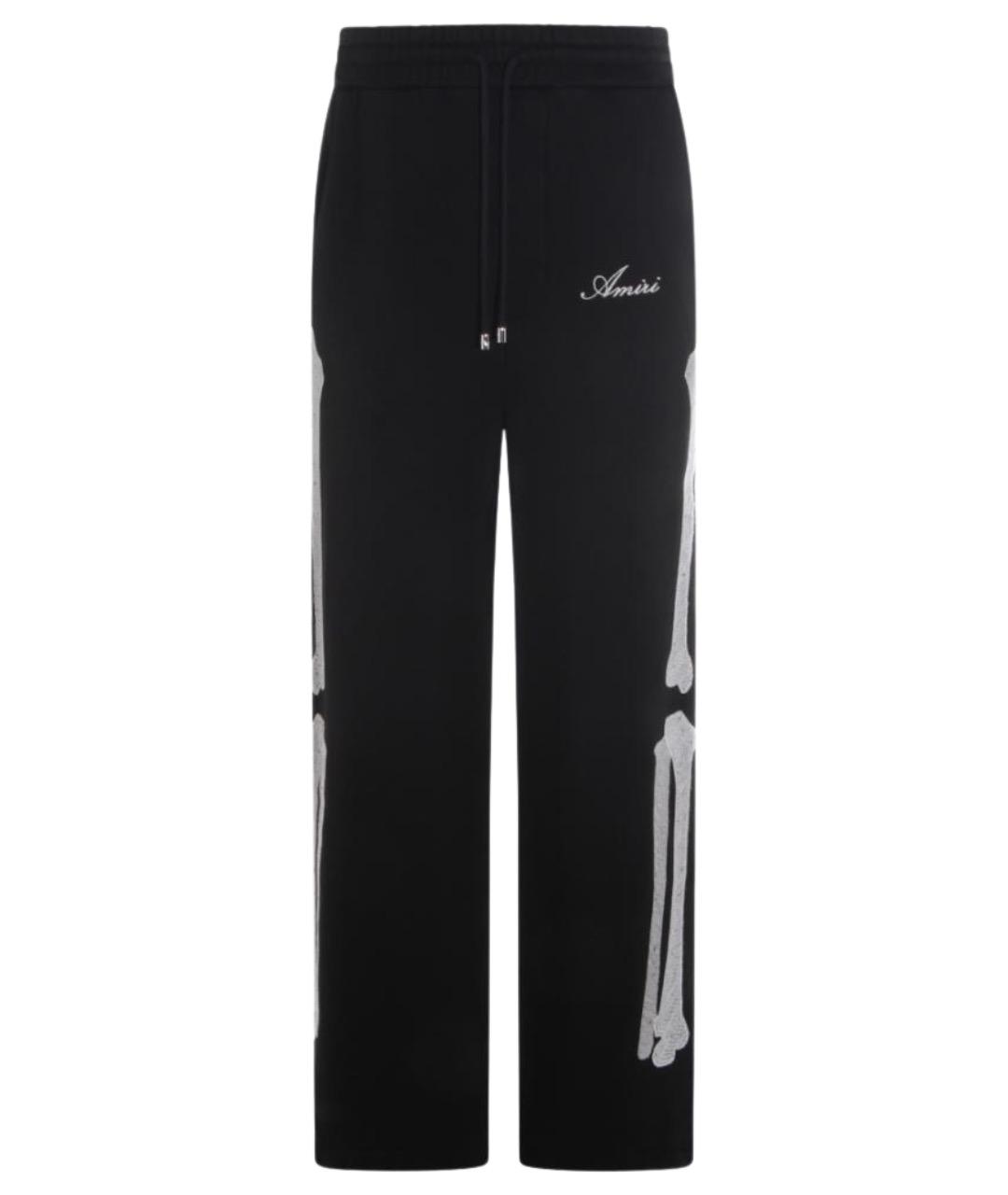 AMIRI Черные хлопковые повседневные брюки, фото 1