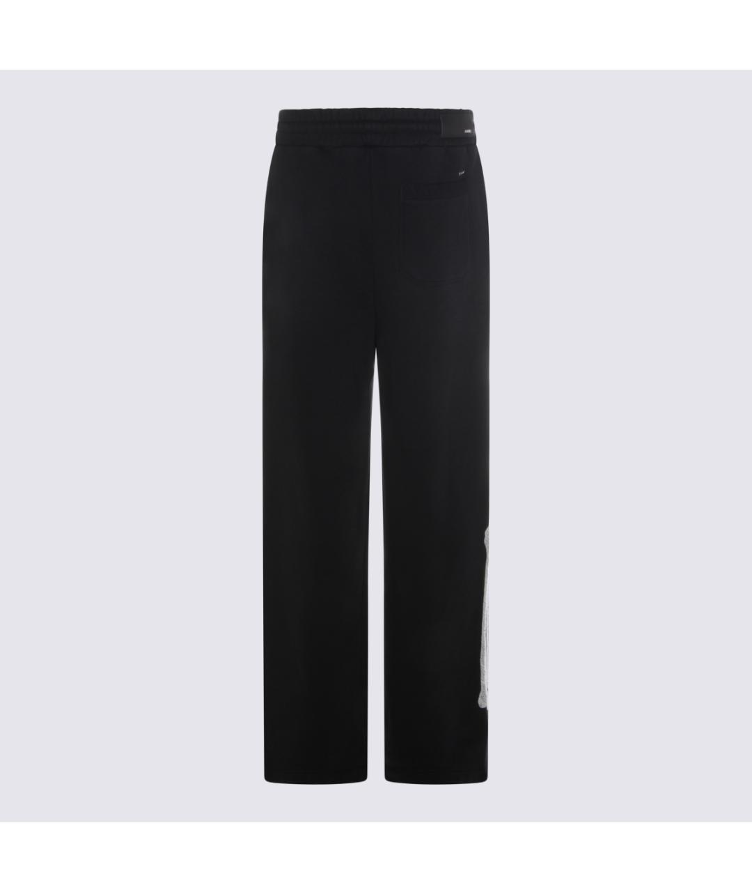AMIRI Черные хлопковые повседневные брюки, фото 2