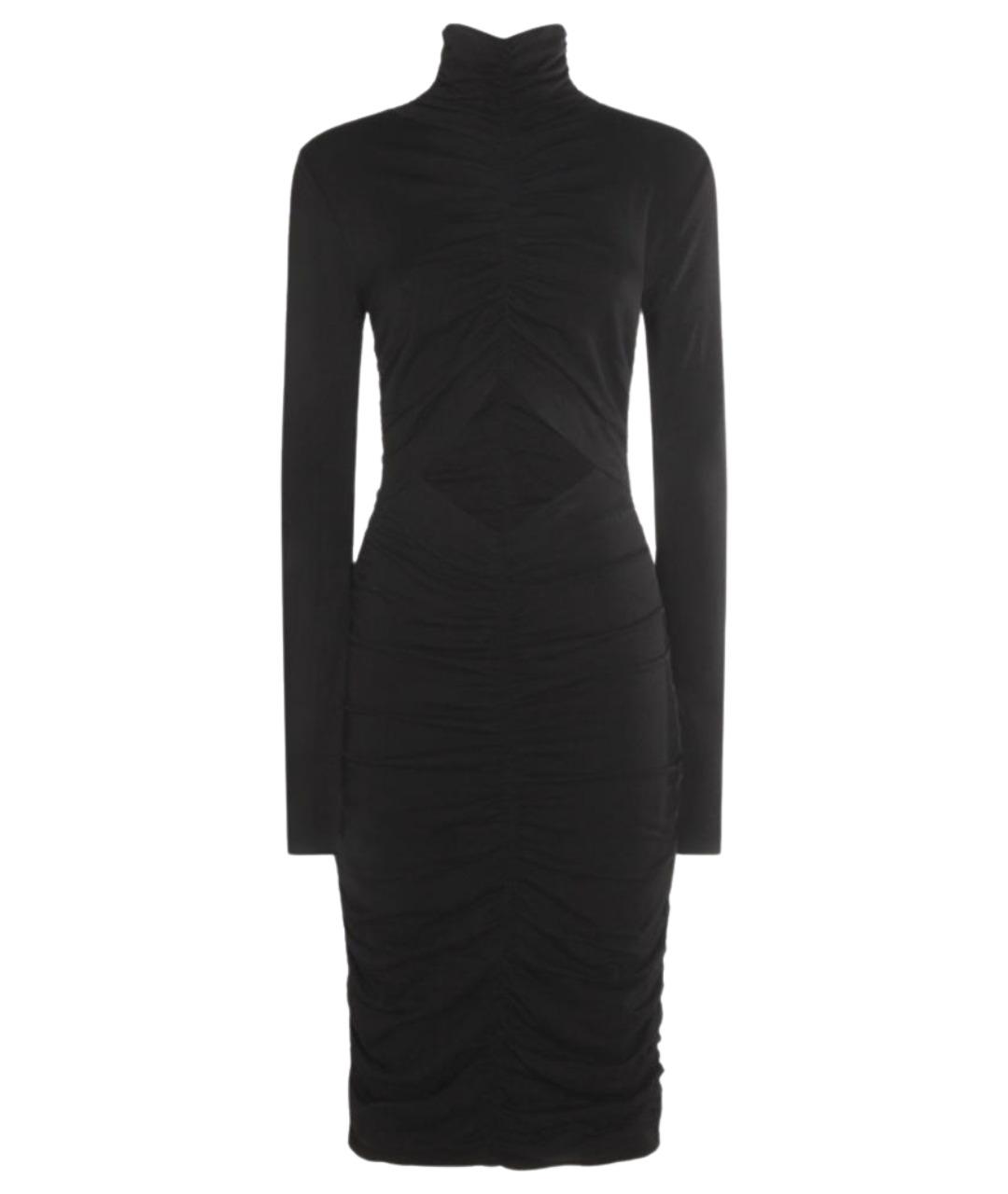 THOM KROM Черное хлопковое платье, фото 1