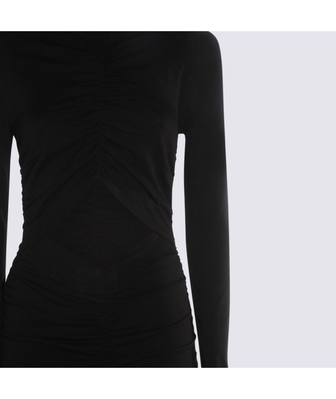 THOM KROM Черное хлопковое платье, фото 3