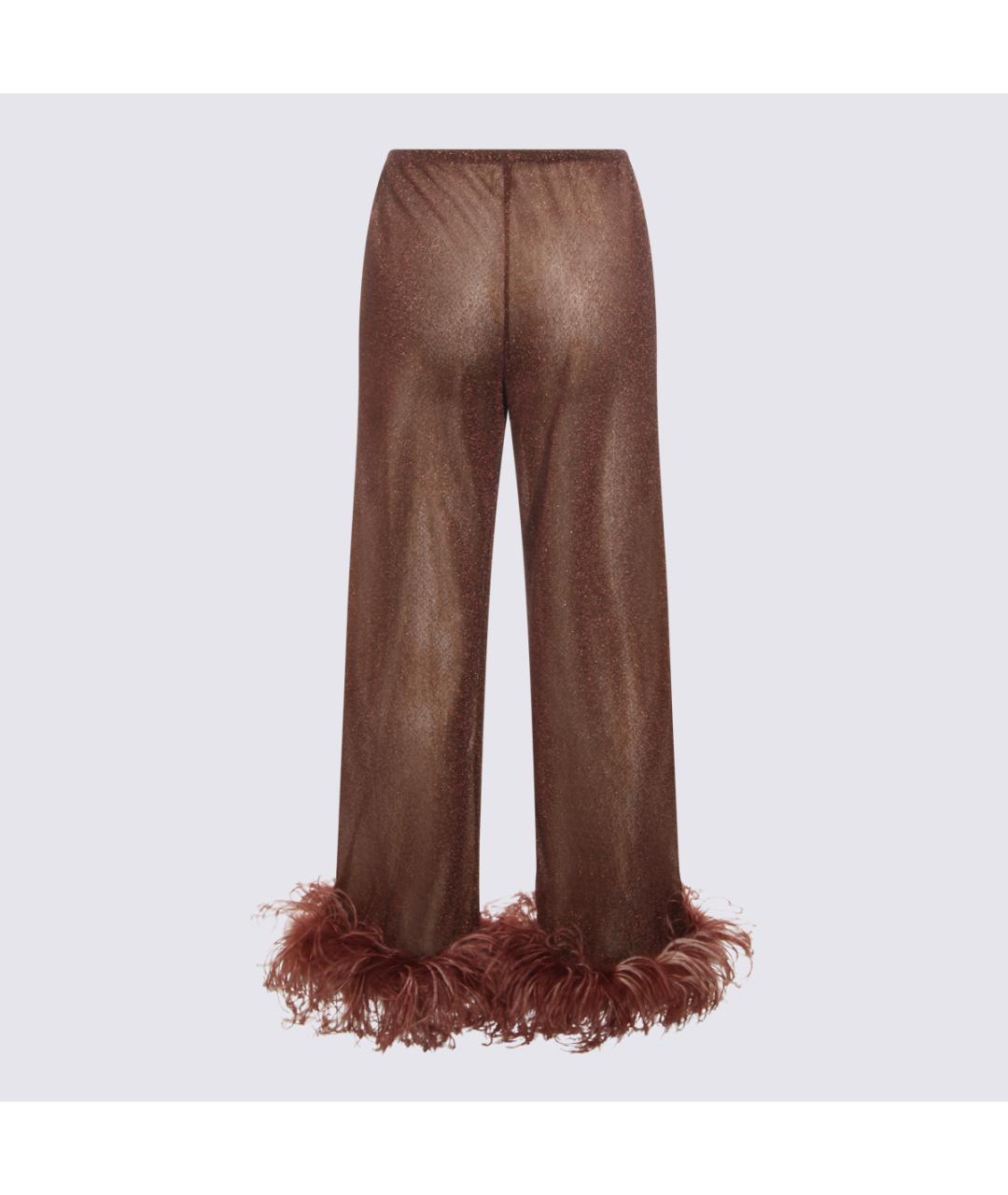 OSEREE Коричневые прямые брюки, фото 2