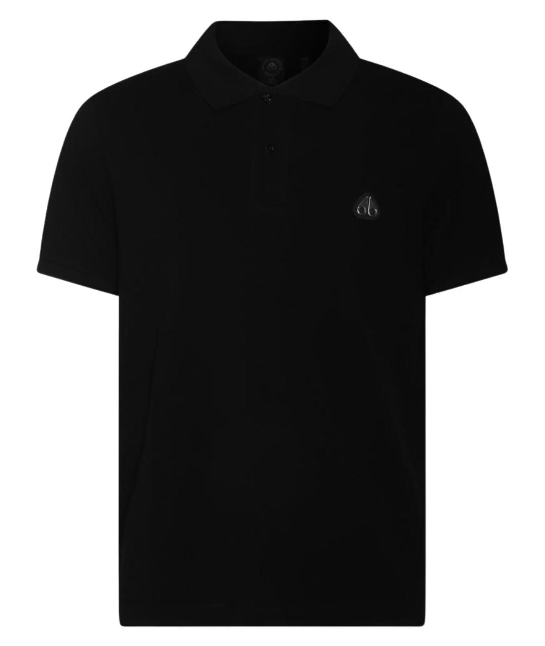 MOOSE KNUCKLES Черная хлопковая футболка, фото 1