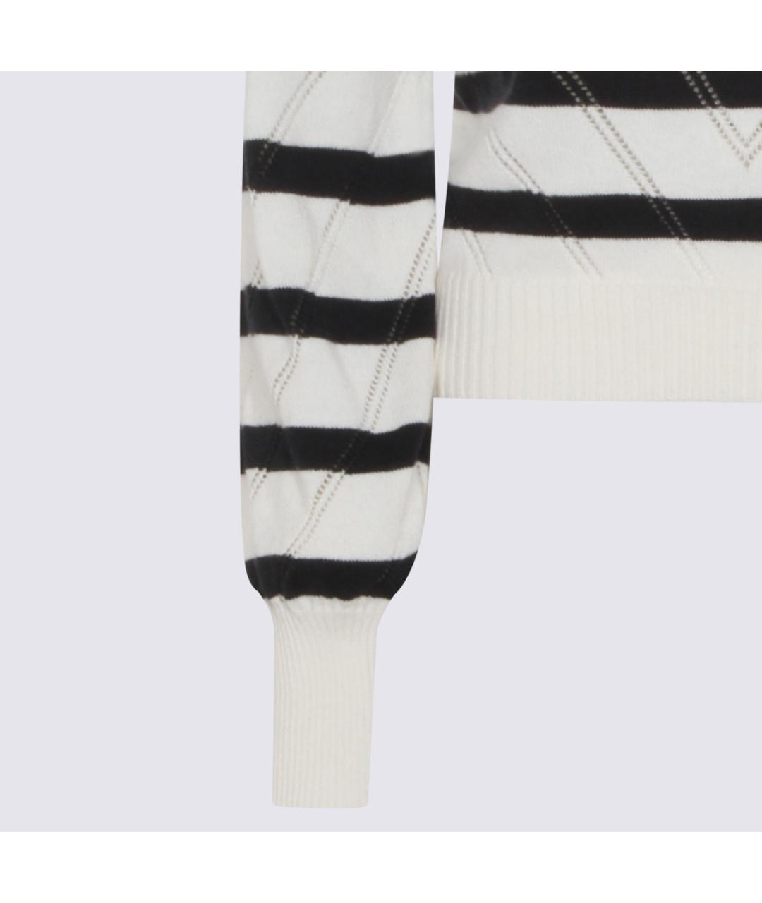 TWIN-SET Синий хлопковый джемпер / свитер, фото 4