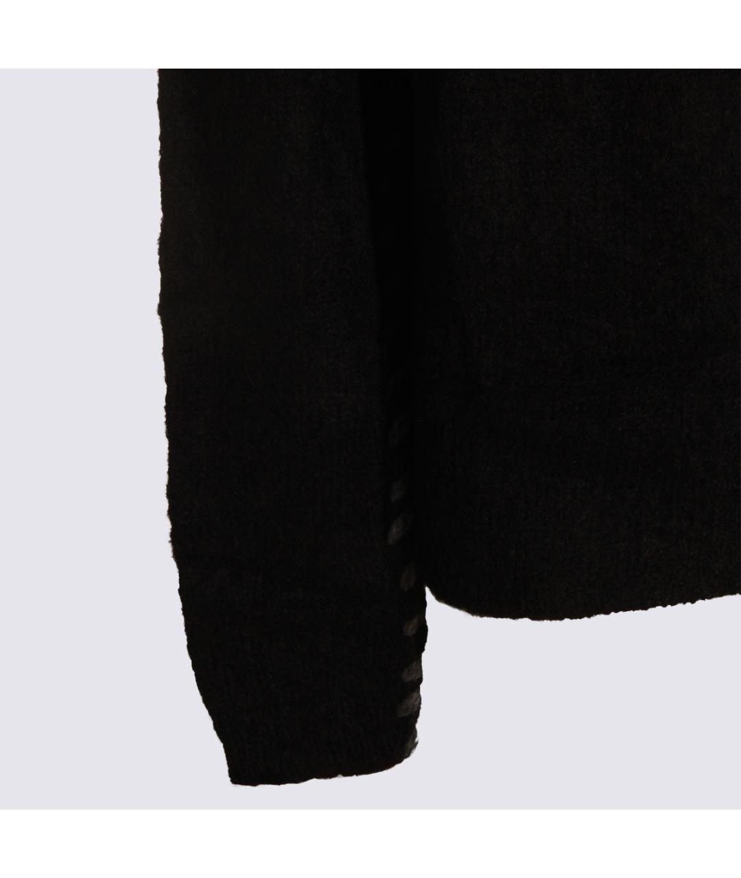 THOM KROM Черный шерстяной джемпер / свитер, фото 4