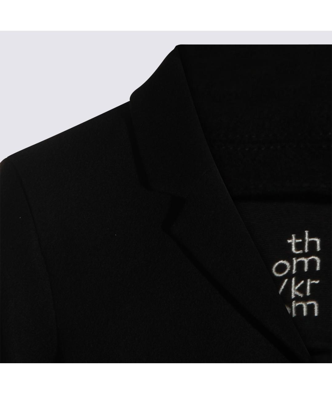 THOM KROM Черный шерстяной пиджак, фото 4