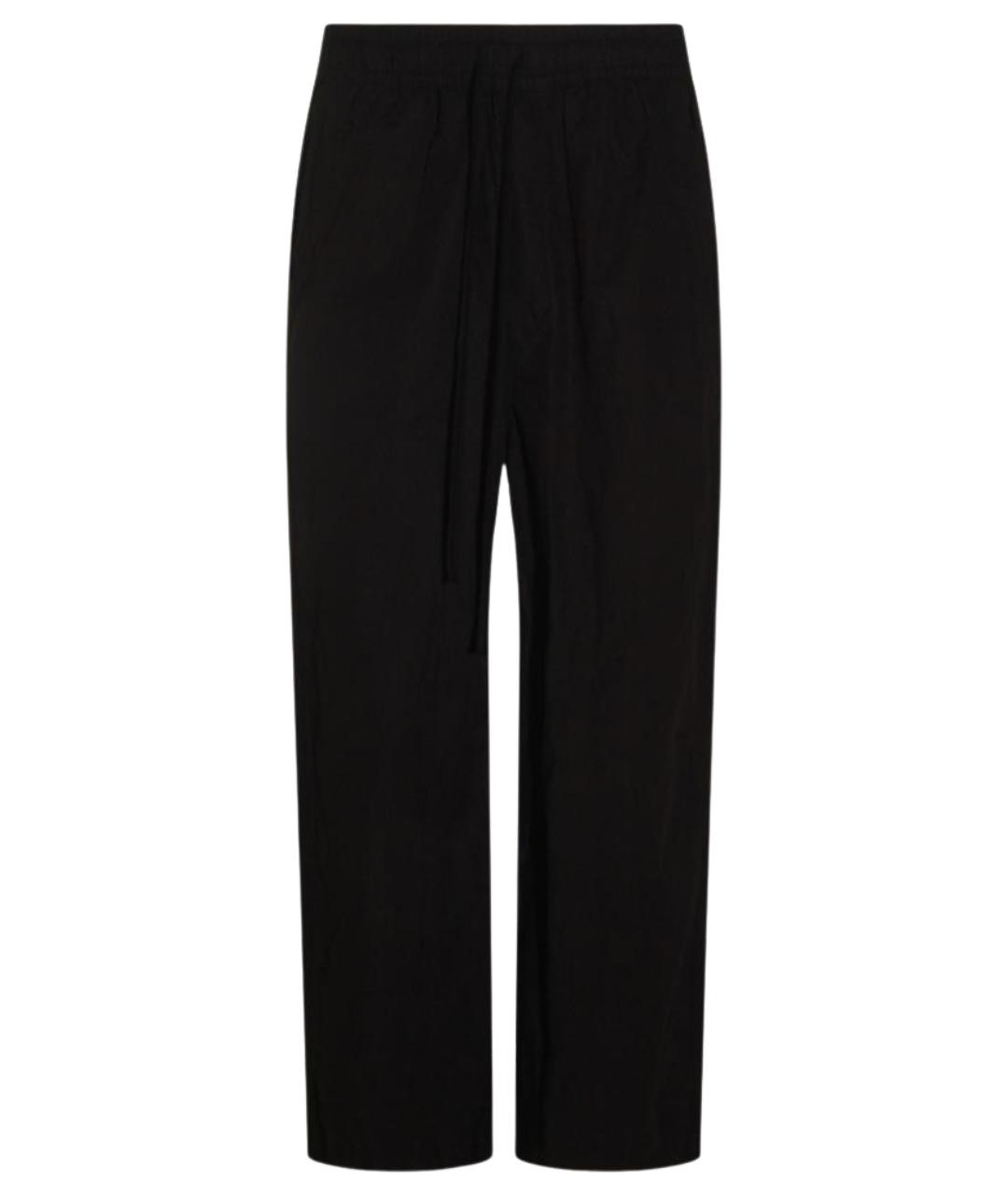 THOM KROM Черные хлопковые повседневные брюки, фото 1