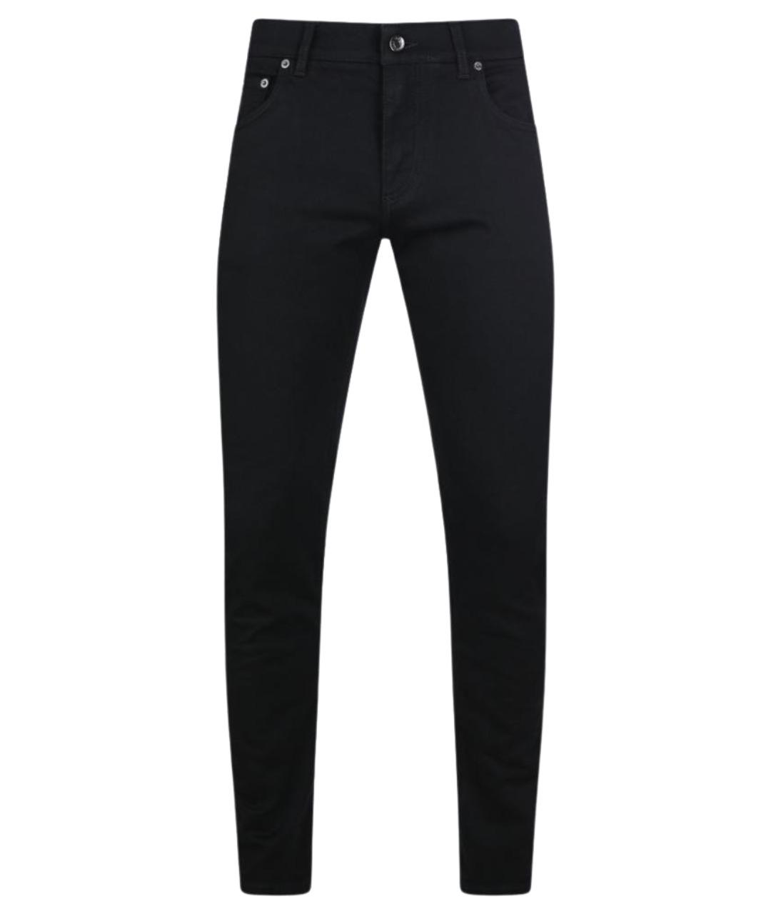 DOLCE&GABBANA Черные хлопковые джинсы скинни, фото 1