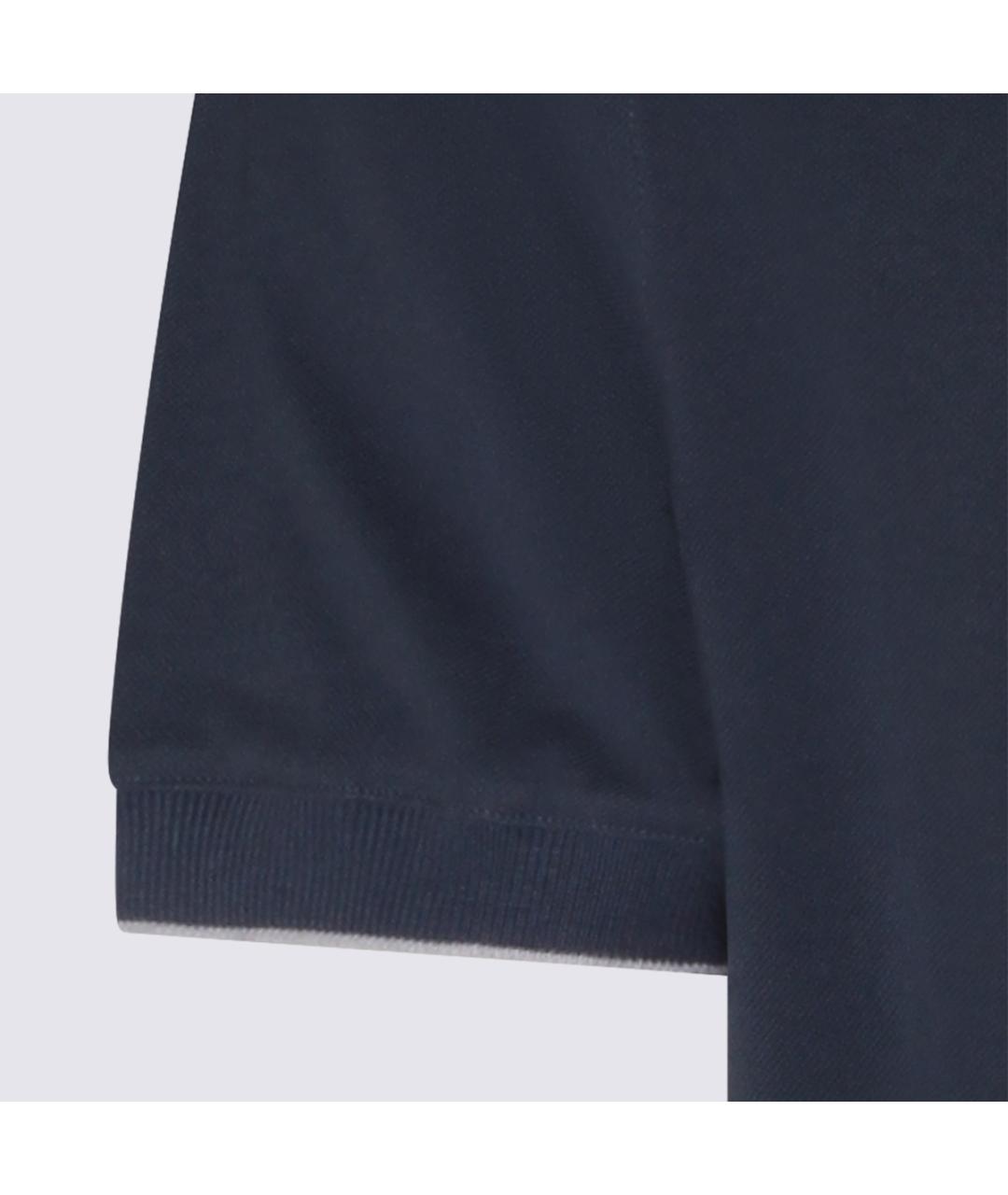 BRUNELLO CUCINELLI Хлопковое поло с коротким рукавом, фото 4