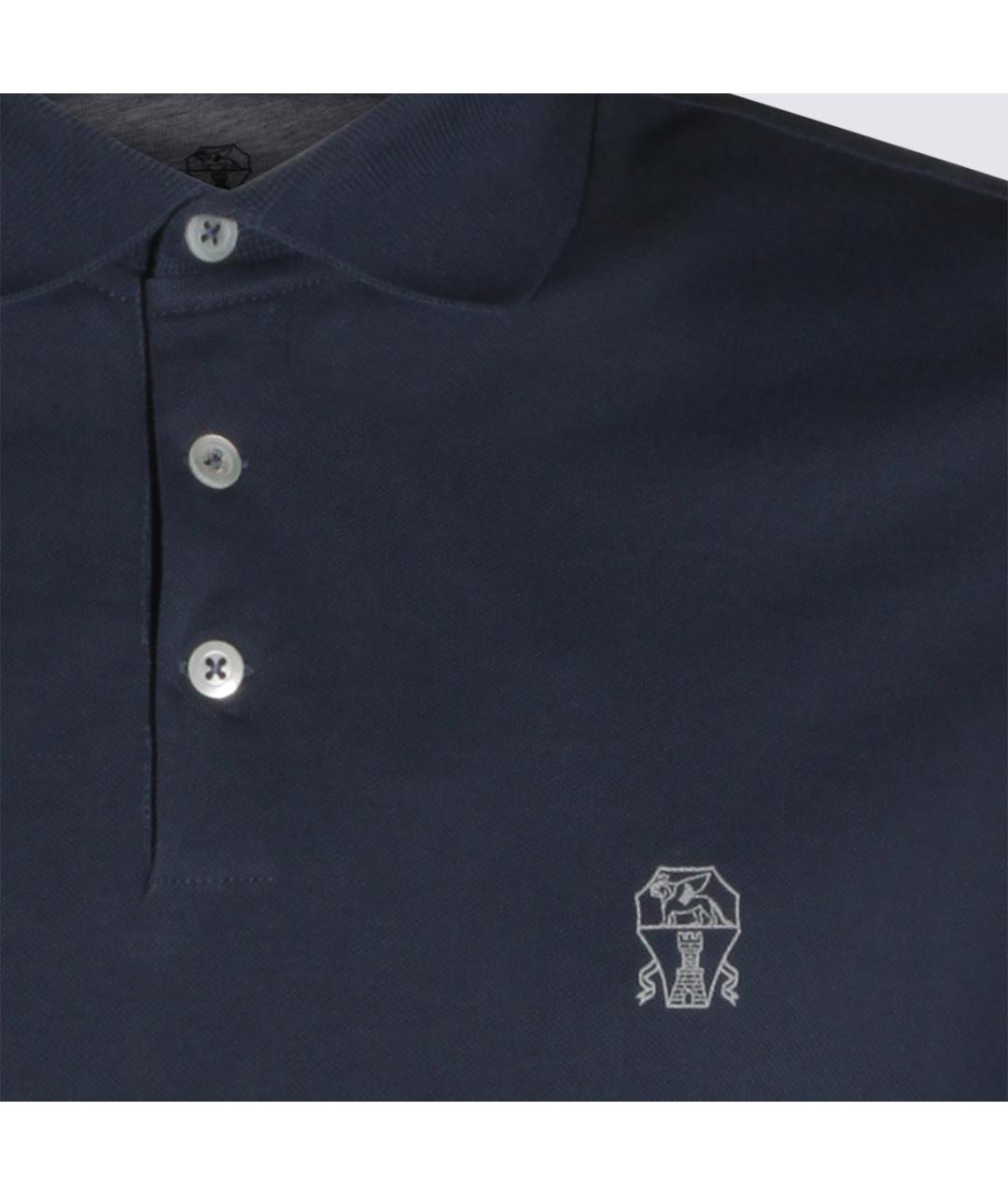 BRUNELLO CUCINELLI Хлопковое поло с коротким рукавом, фото 3