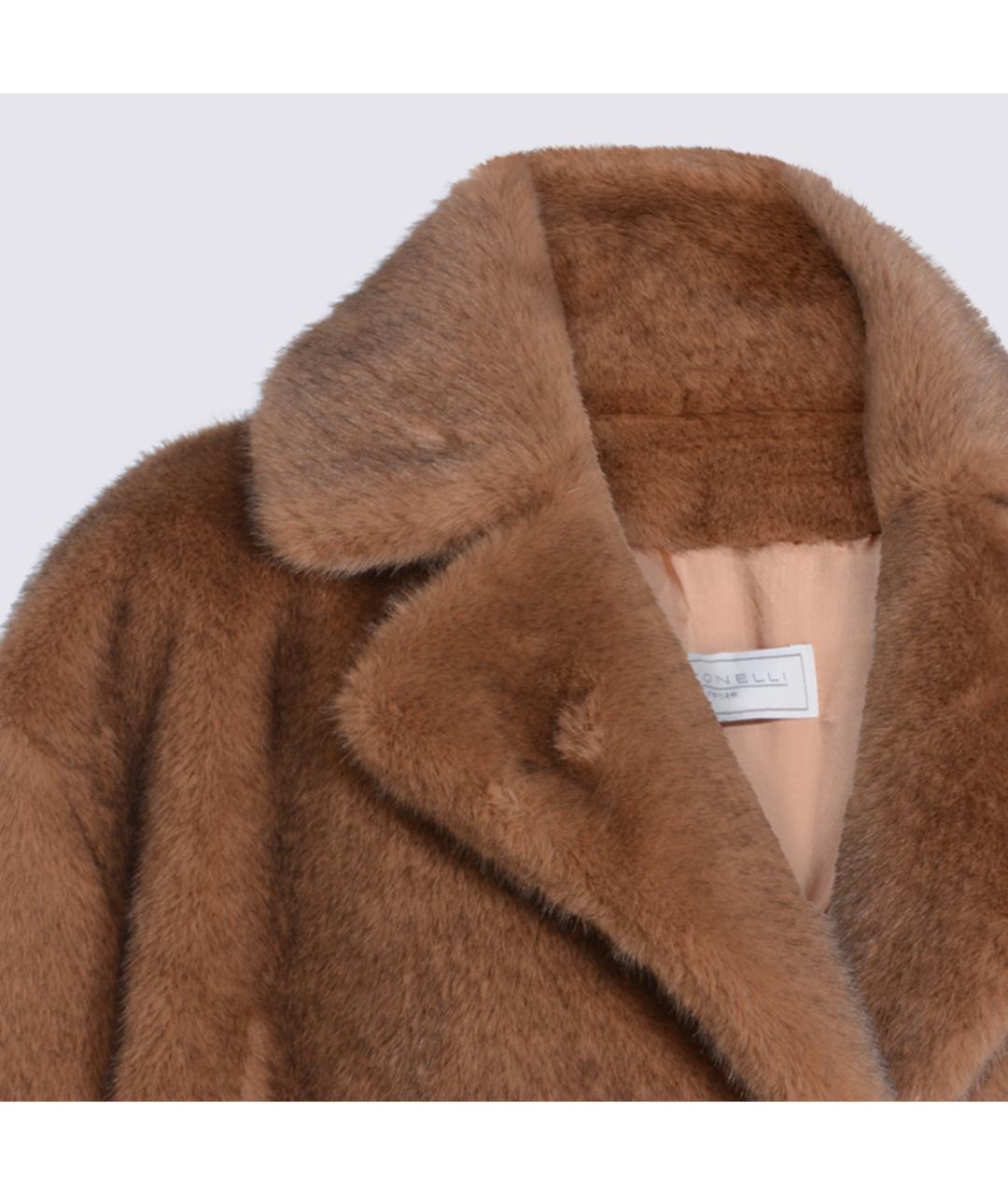 ANTONELLI FIRENZE Коричневая шуба, фото 3