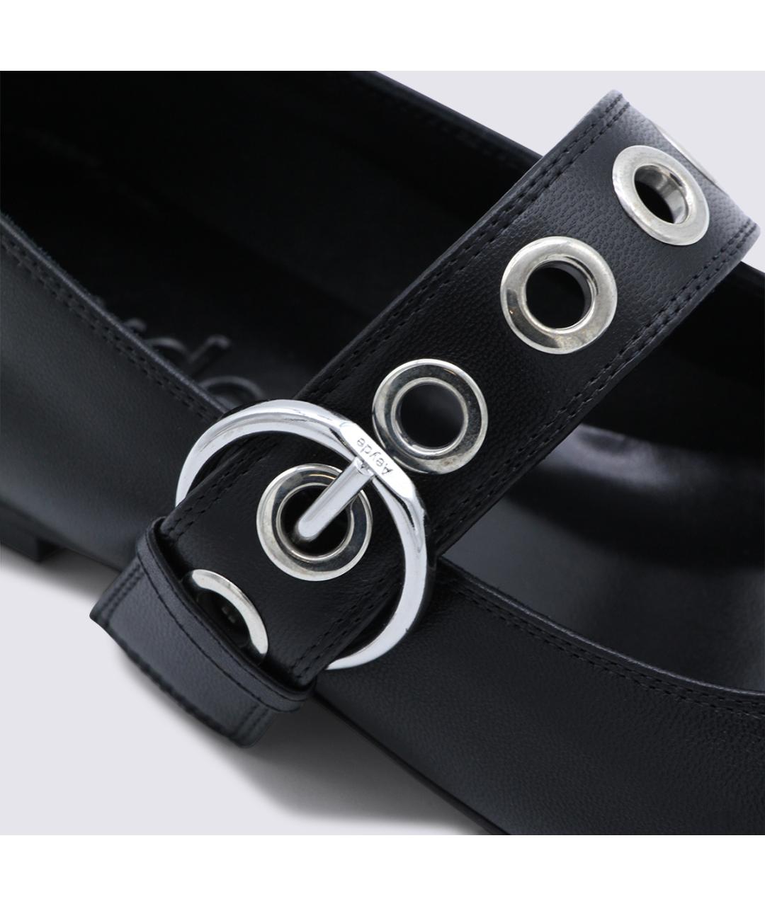 AEYDE Черные кожаные балетки, фото 4