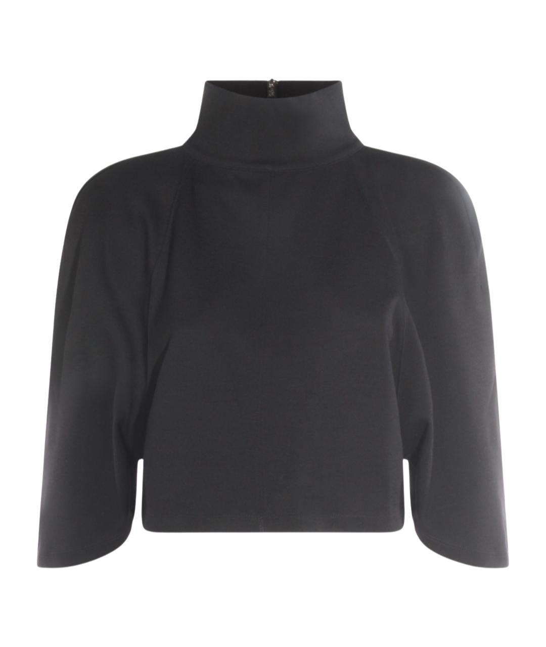 THOM KROM Черный вискозный джемпер / свитер, фото 1