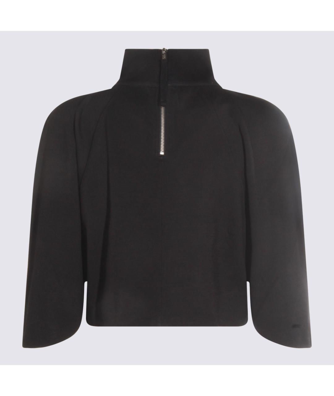 THOM KROM Черный вискозный джемпер / свитер, фото 2