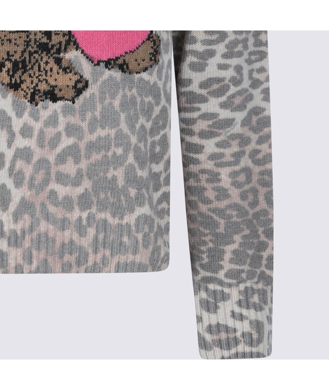 GANNI Серый шерстяной джемпер / свитер, фото 4