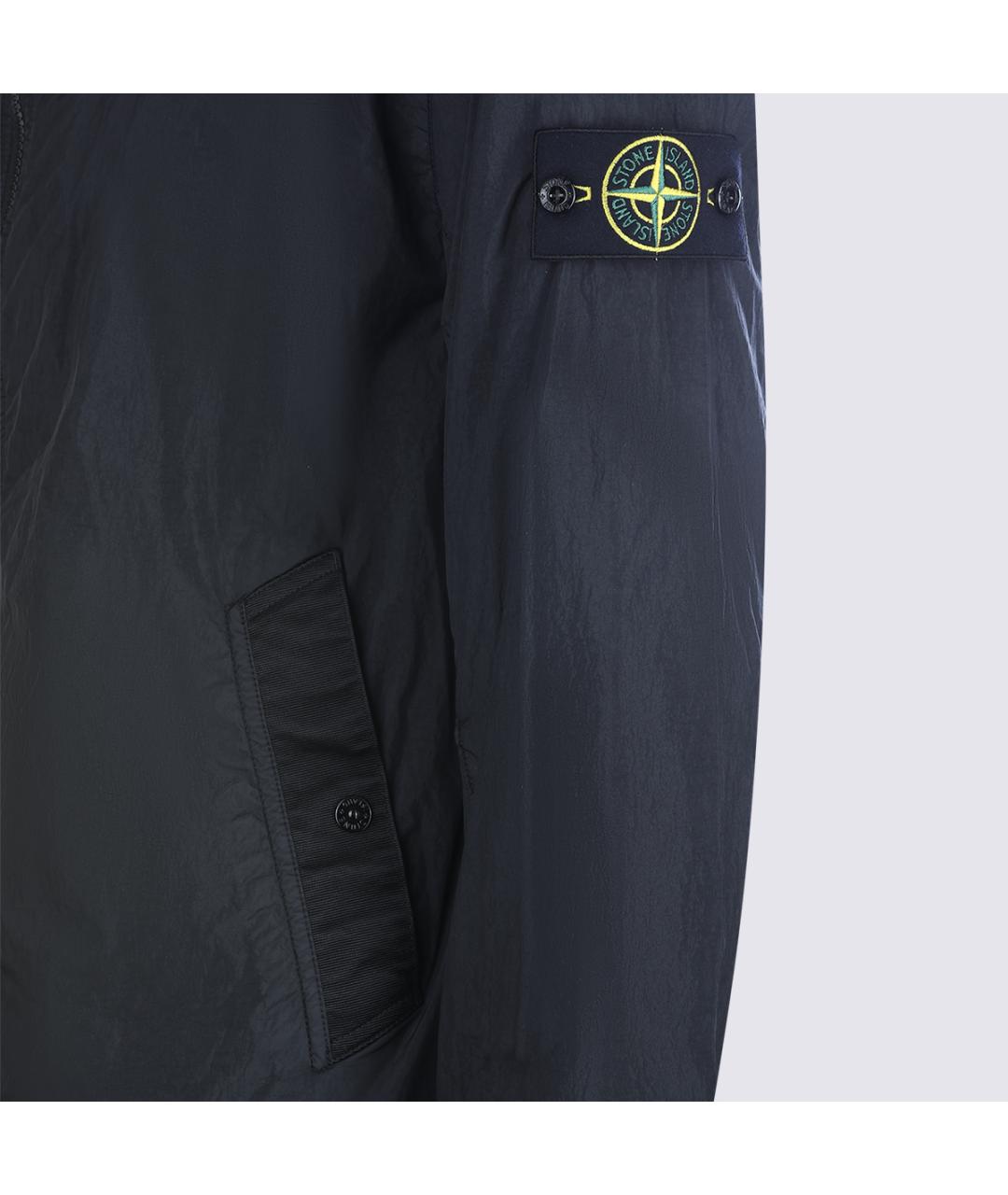 STONE ISLAND Черная полиамидовая куртка, фото 4