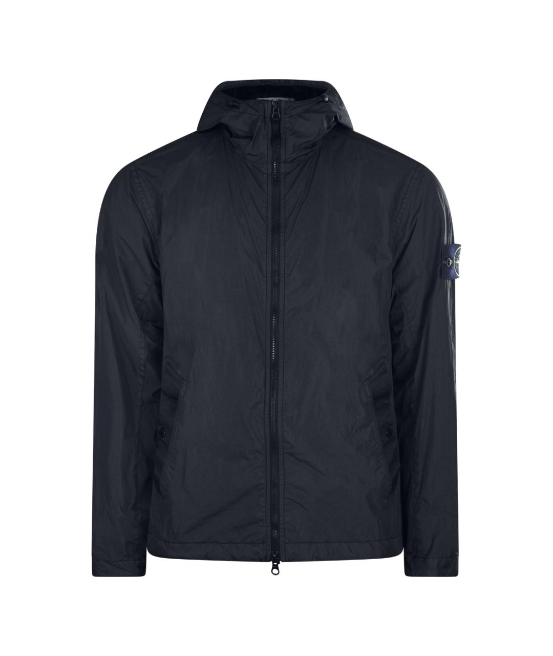 STONE ISLAND Черная полиамидовая куртка, фото 1