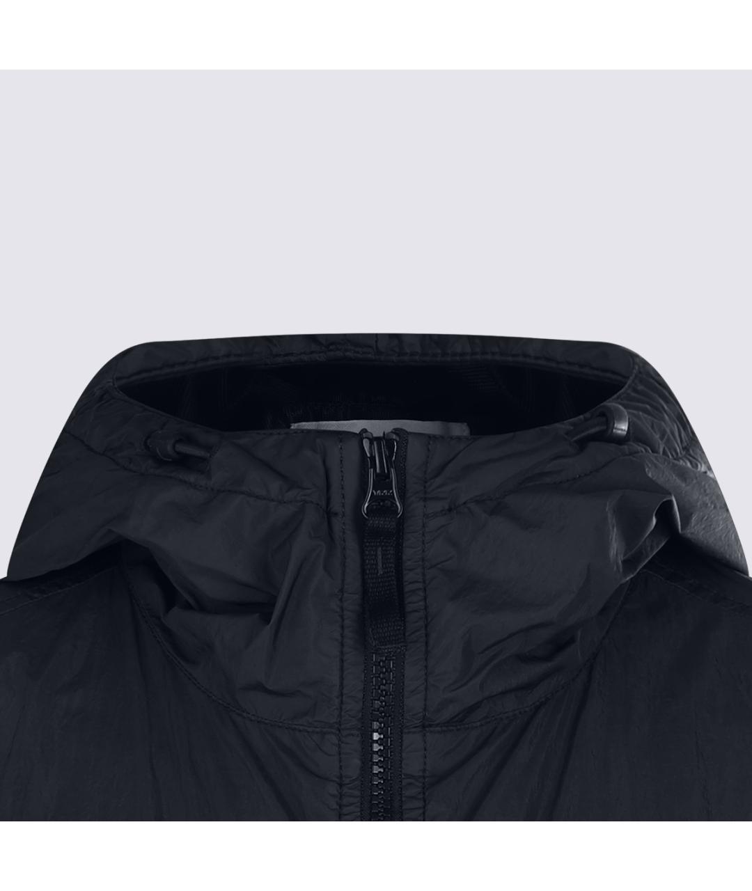 STONE ISLAND Черная полиамидовая куртка, фото 3