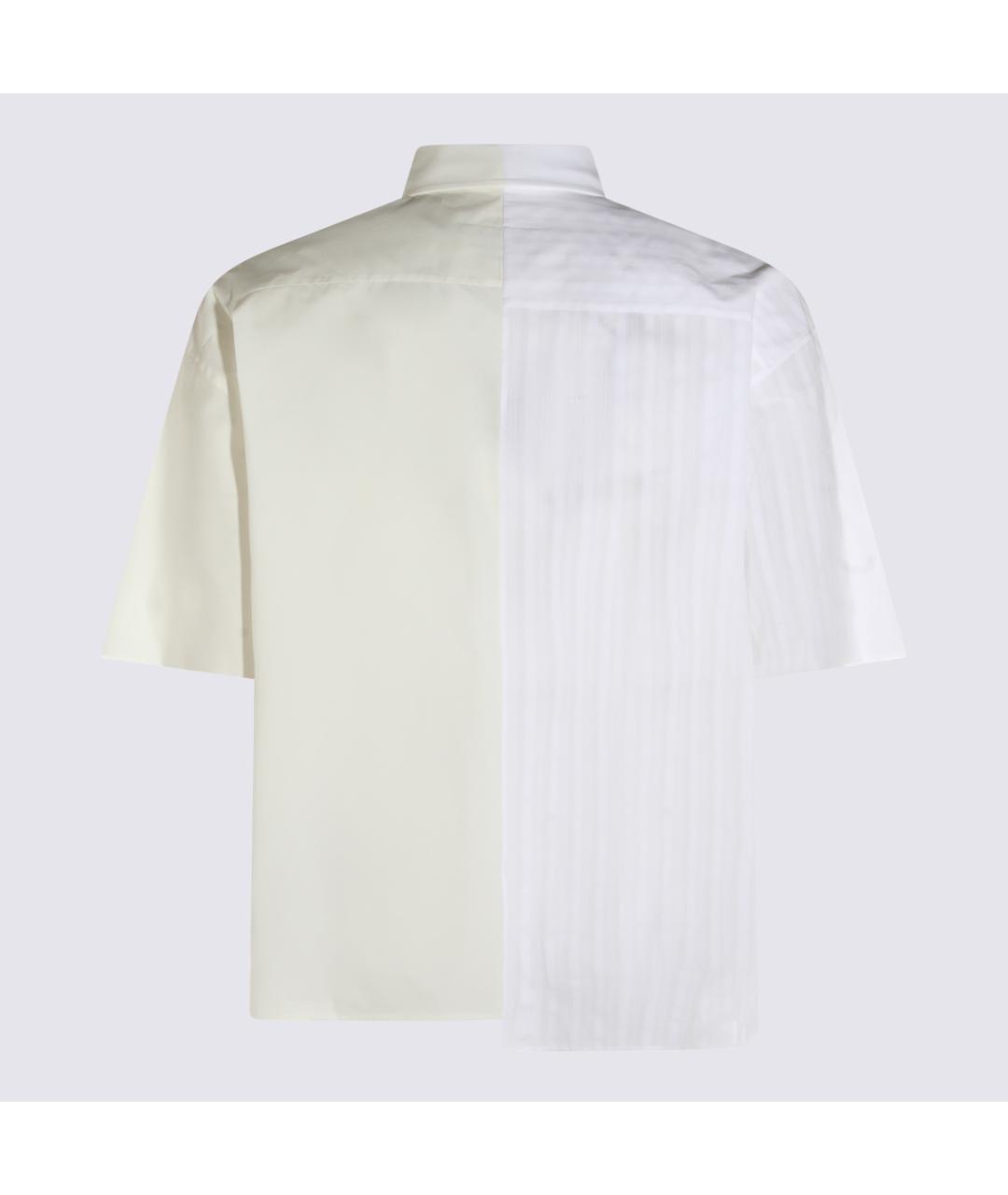 MM6 MAISON MARGIELA Белая хлопковая кэжуал рубашка, фото 2