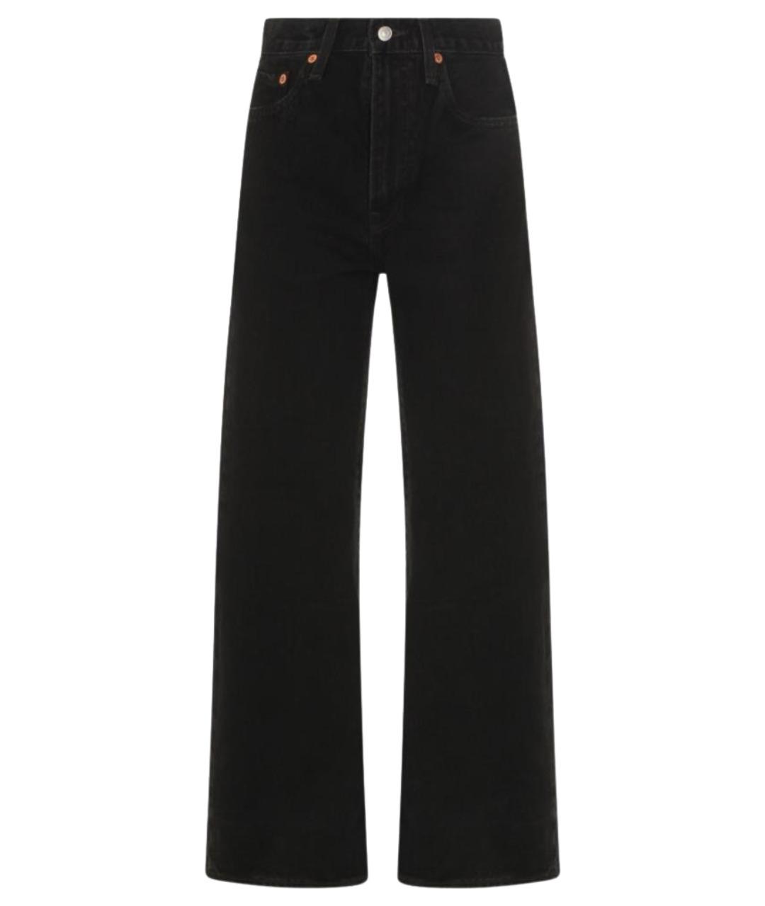 LEVI'S Черные хлопковые джинсы клеш, фото 1