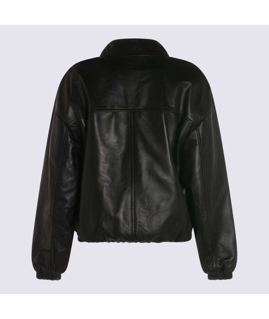 SALVATORE SANTORO Черная кожаная куртка, фото 2