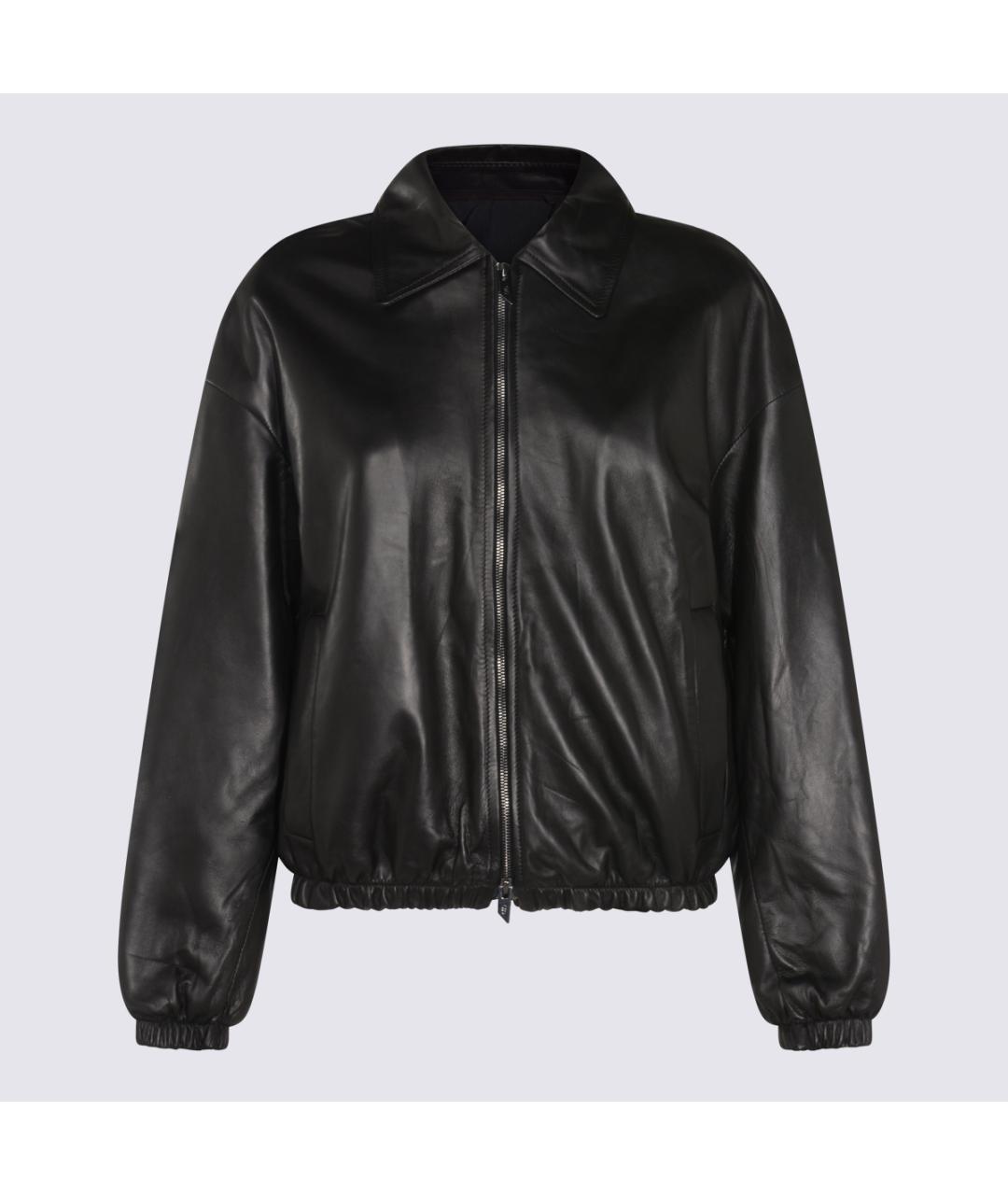 SALVATORE SANTORO Черная кожаная куртка, фото 5